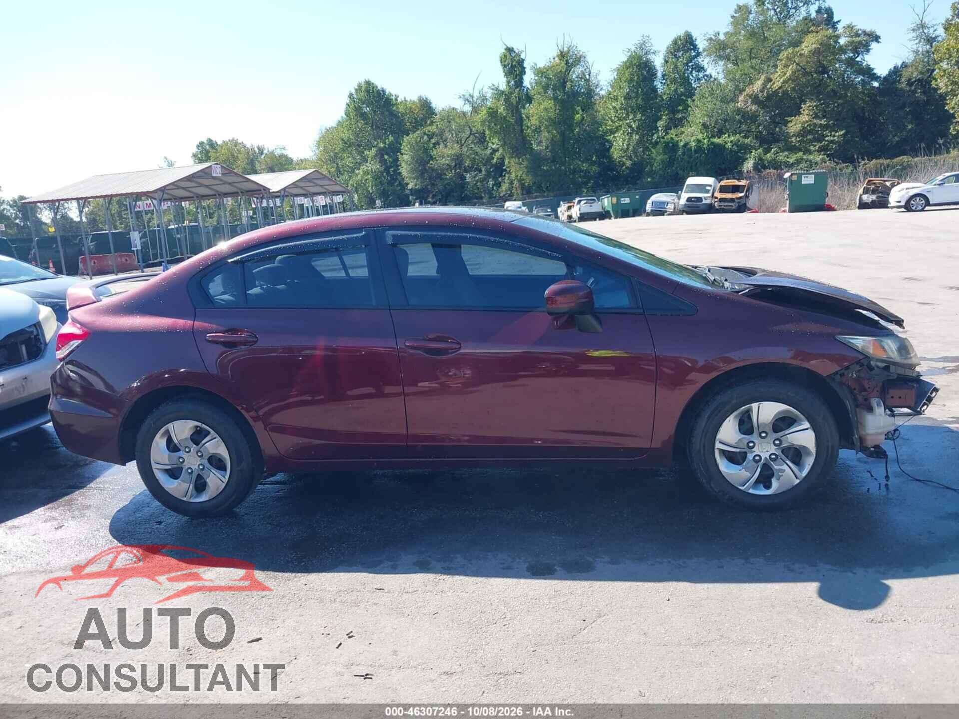 HONDA CIVIC 2015 - 19XFB2F54FE227680