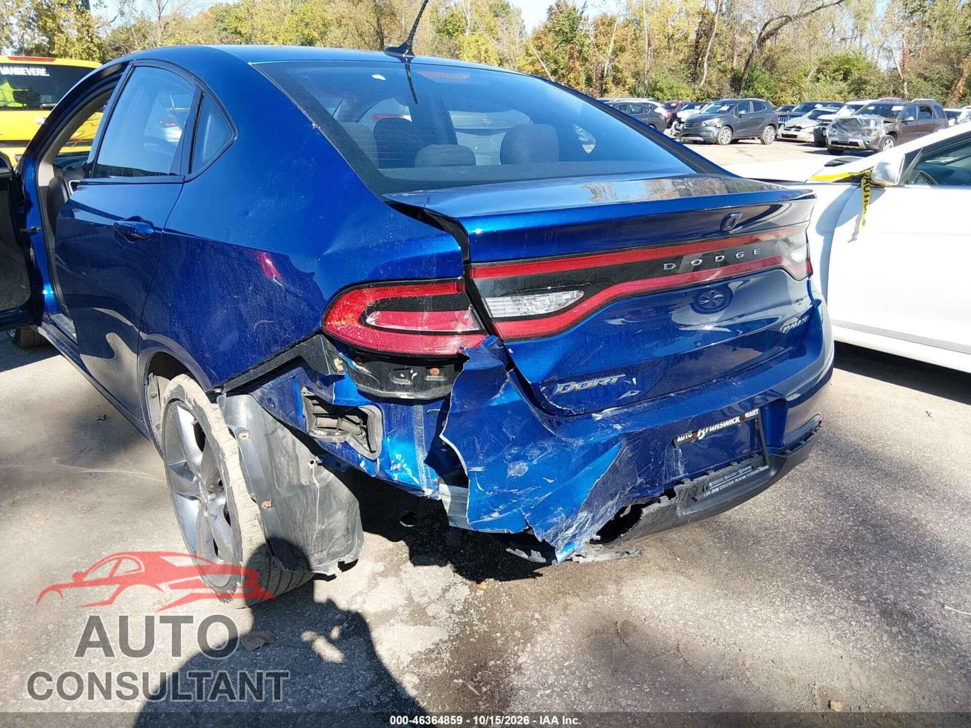DODGE DART 2013 - 1C3CDFBA4DD308026