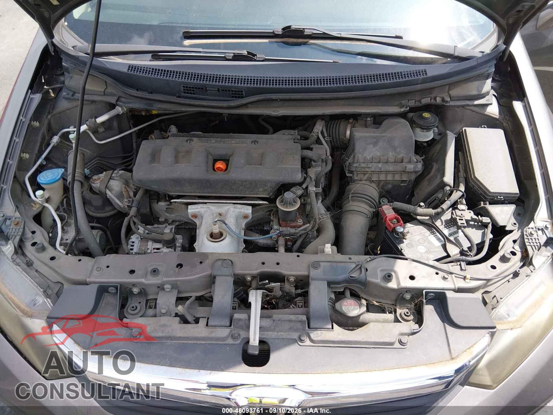 HONDA CIVIC 2012 - 19XFB2F87CE036342