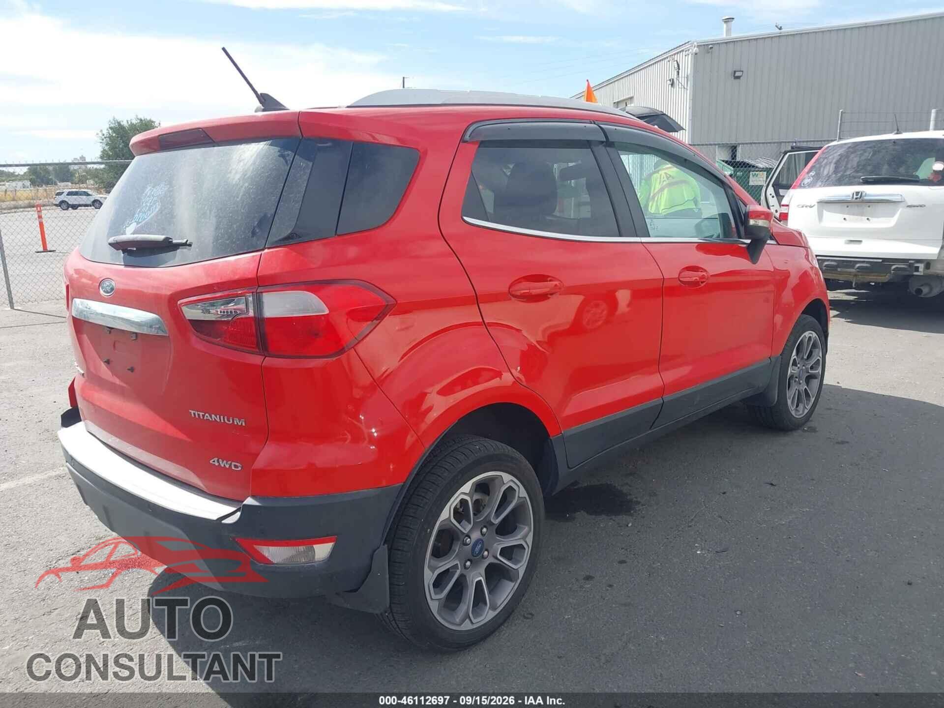 FORD ECOSPORT 2020 - MAJ6S3KL3LC363642
