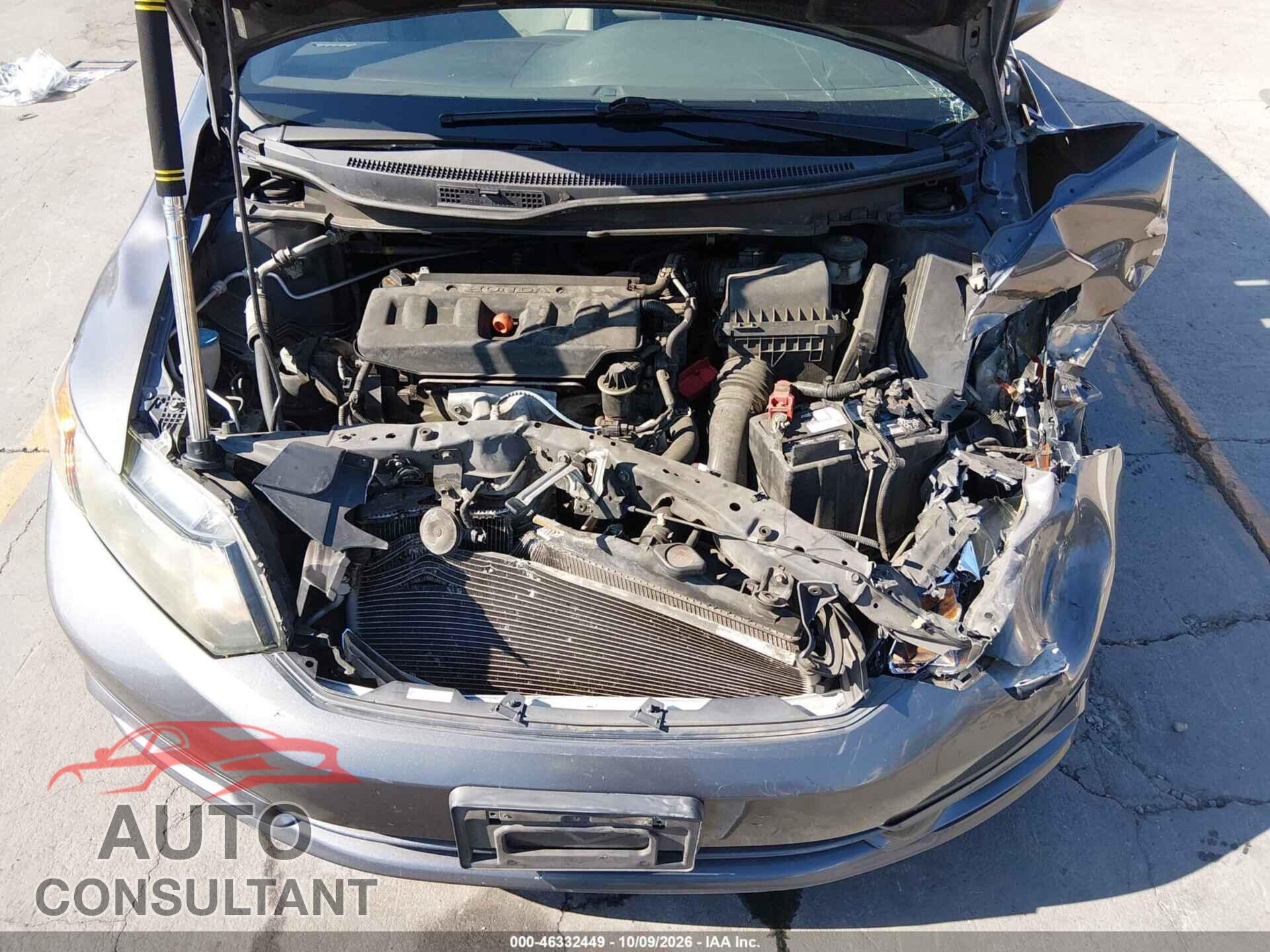 HONDA CIVIC 2012 - 2HGFB2F88CH607875