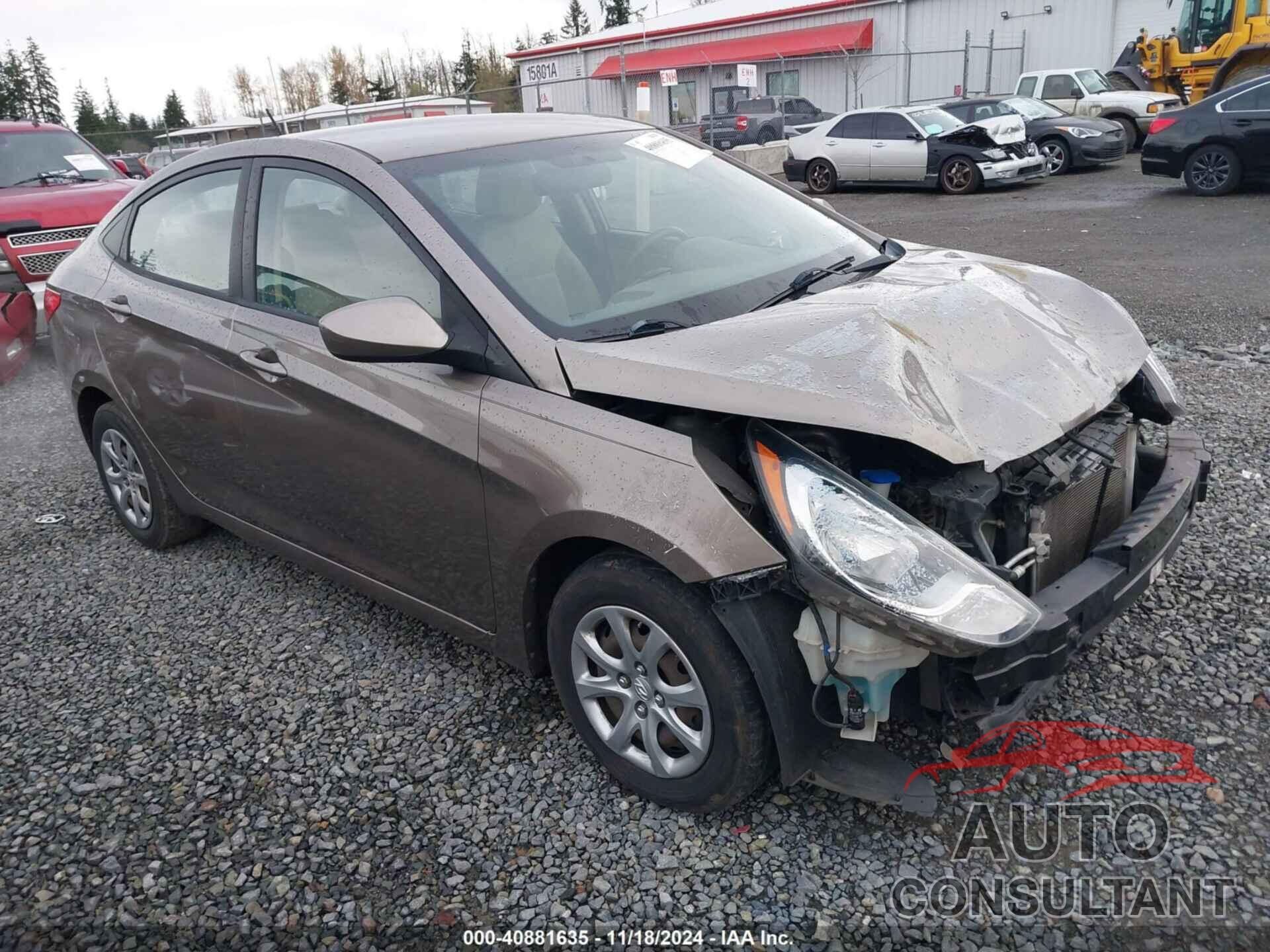 HYUNDAI ACCENT 2013 - KMHCT4AE0DU526421