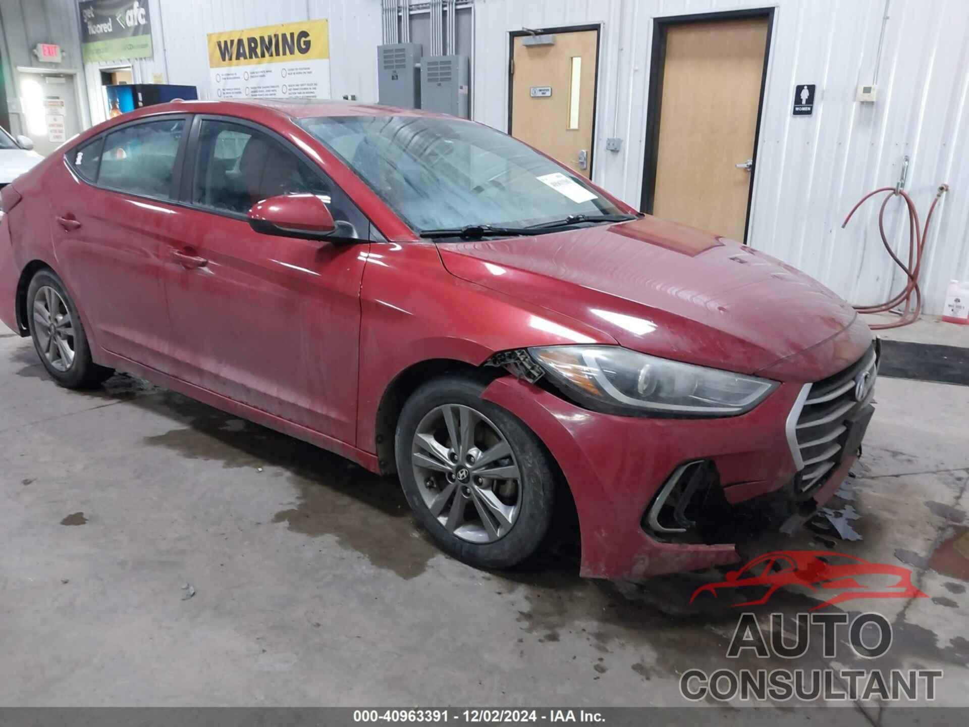 HYUNDAI ELANTRA 2017 - 5NPD84LFXHH152979