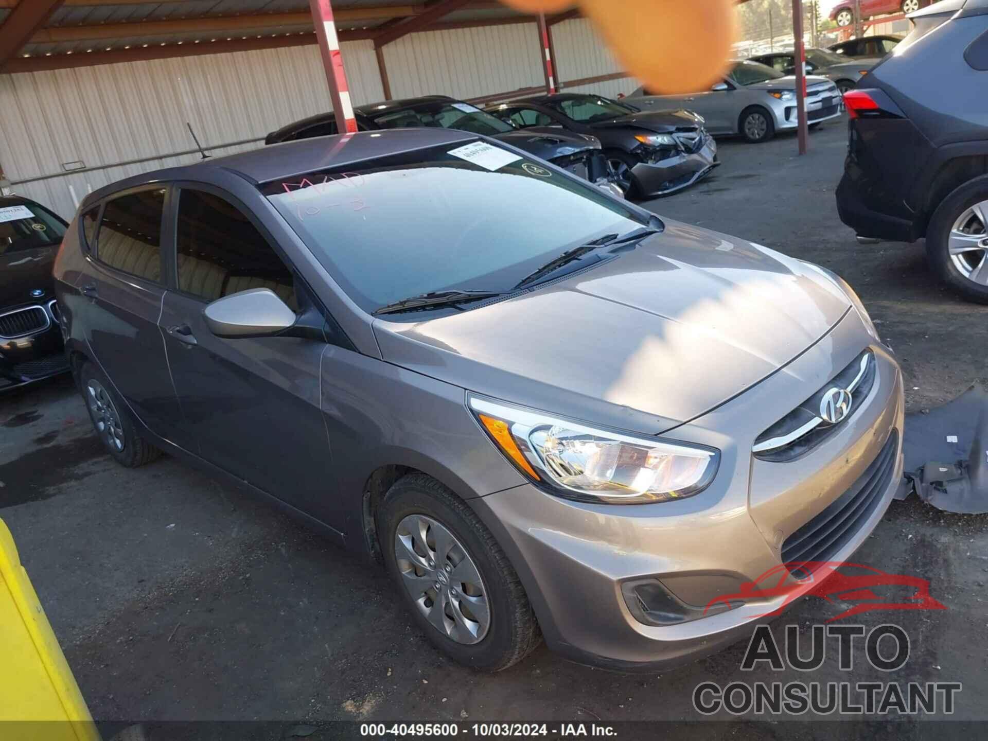 HYUNDAI ACCENT 2017 - KMHCT5AE5HU359775