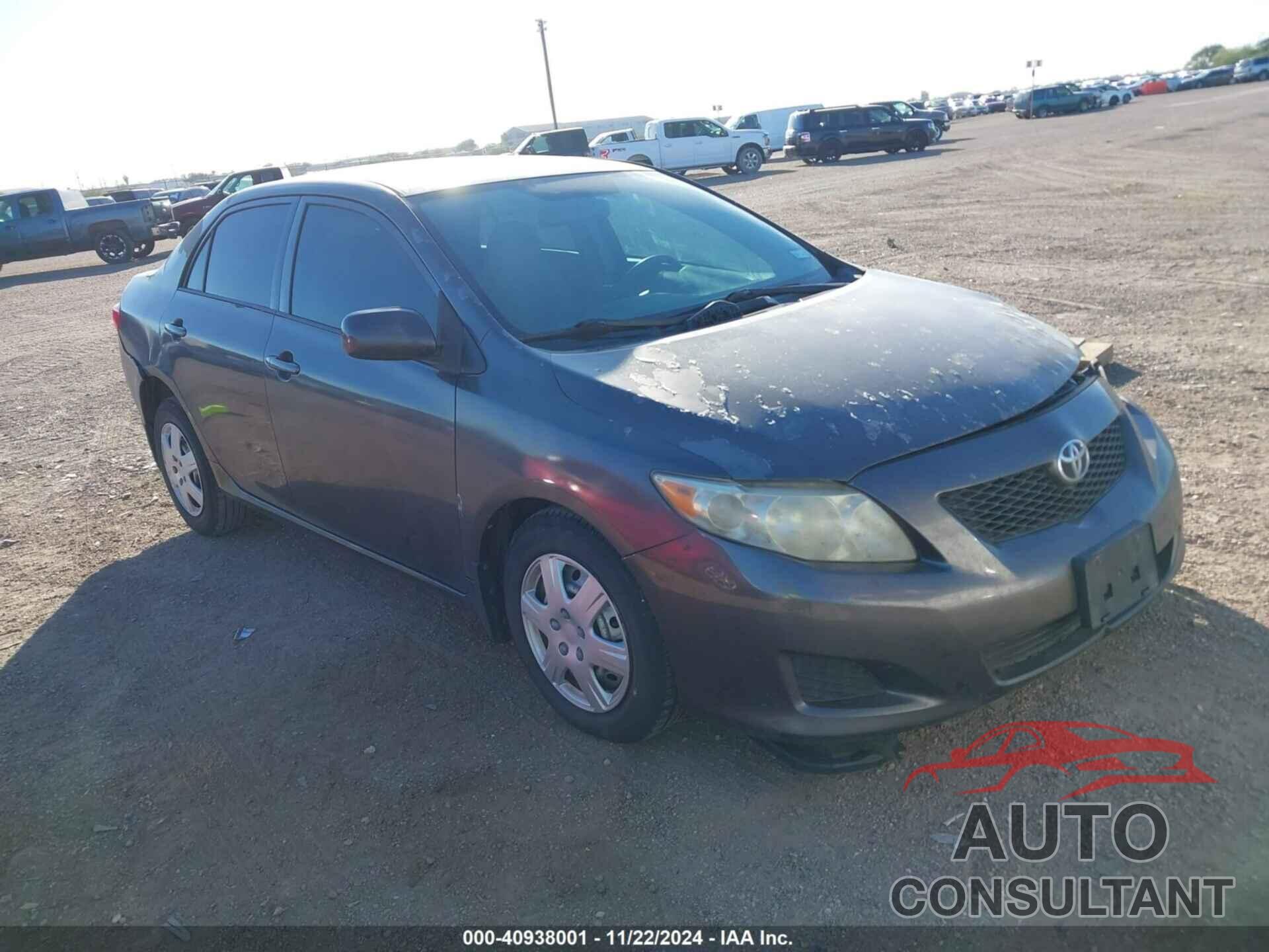 TOYOTA COROLLA 2009 - JTDBL40E59J032582