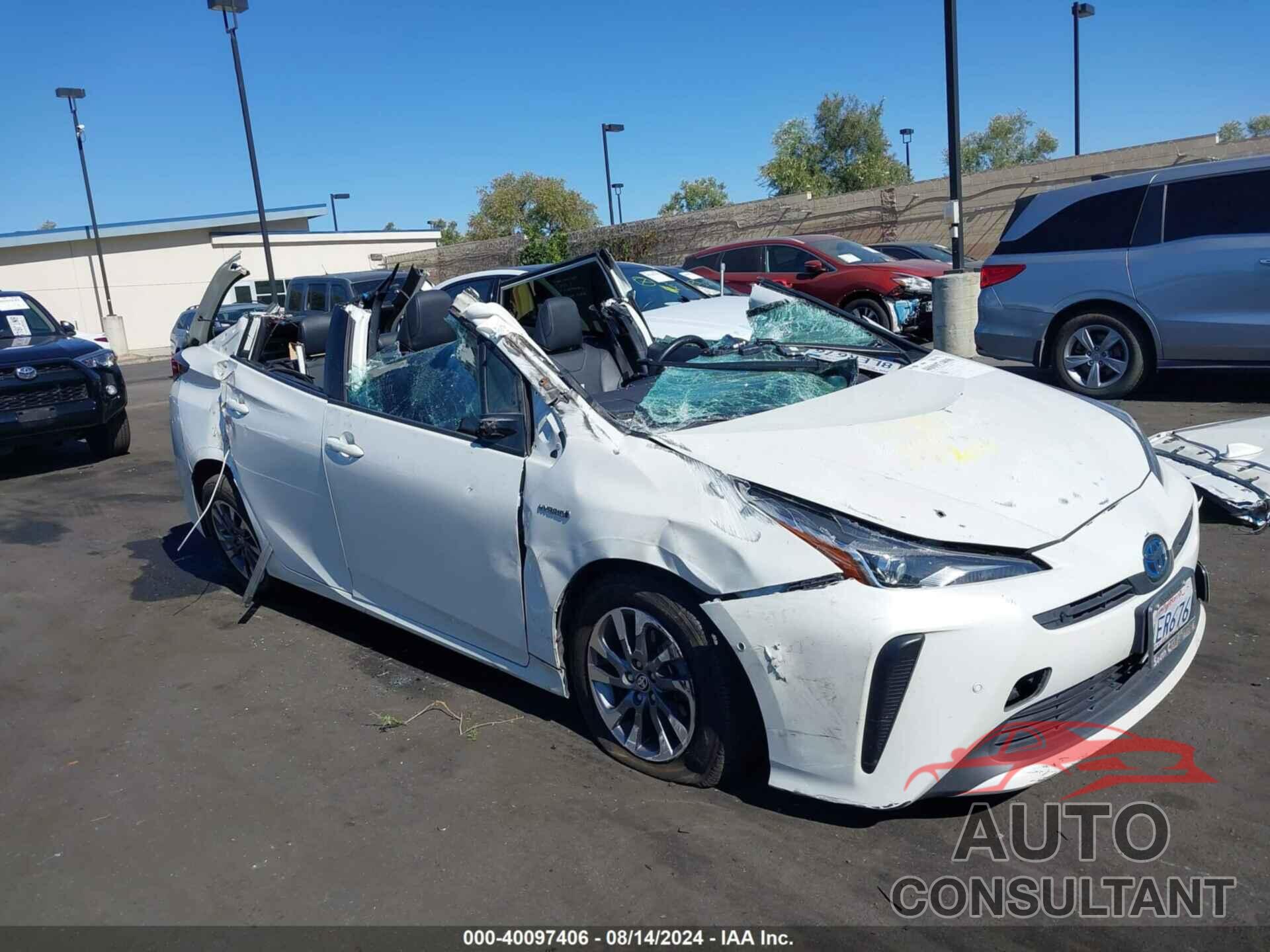 TOYOTA PRIUS 2019 - JTDKARFU1K3094203