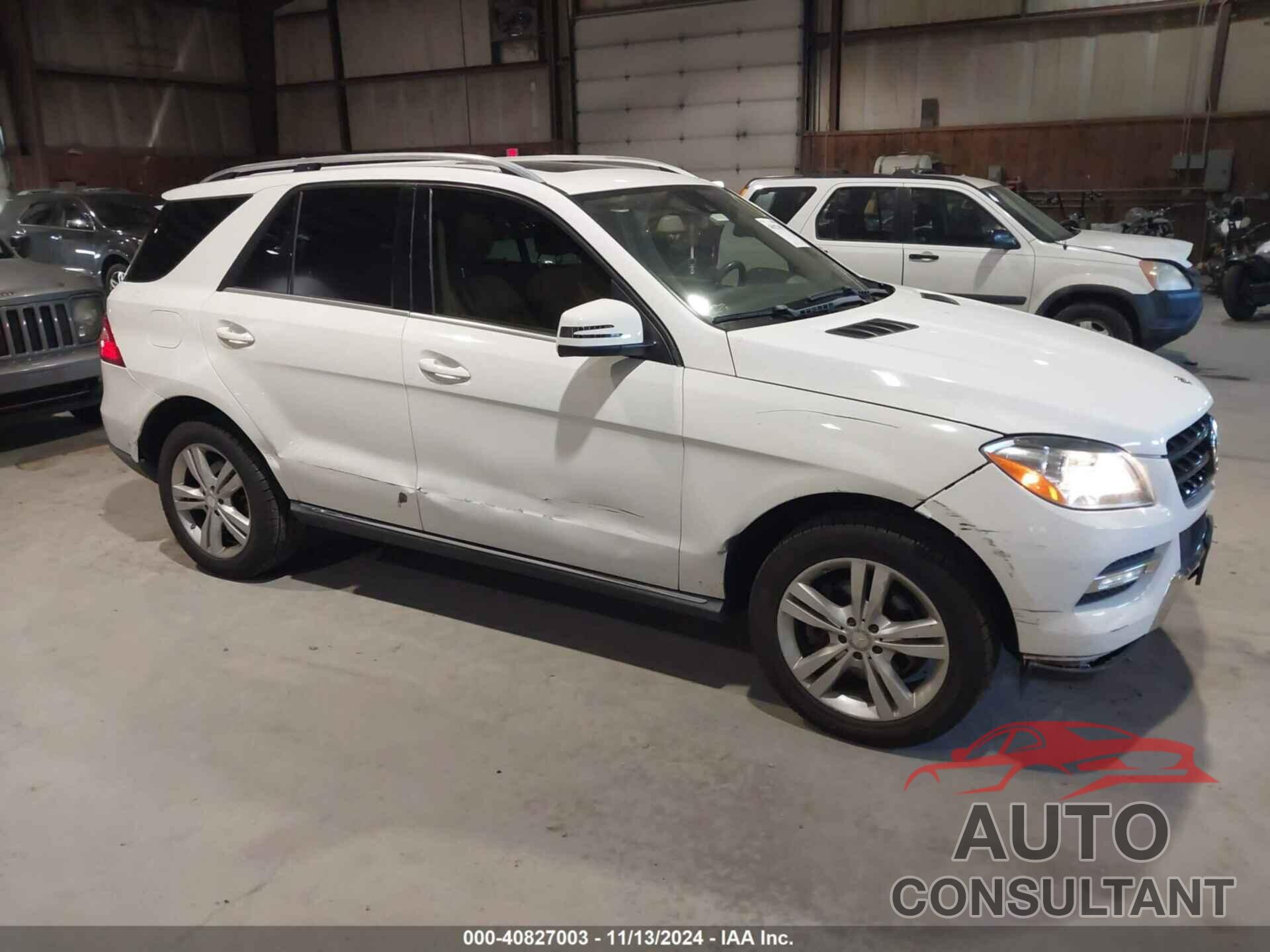 MERCEDES-BENZ ML 350 2015 - 4JGDA5HB1FA540781