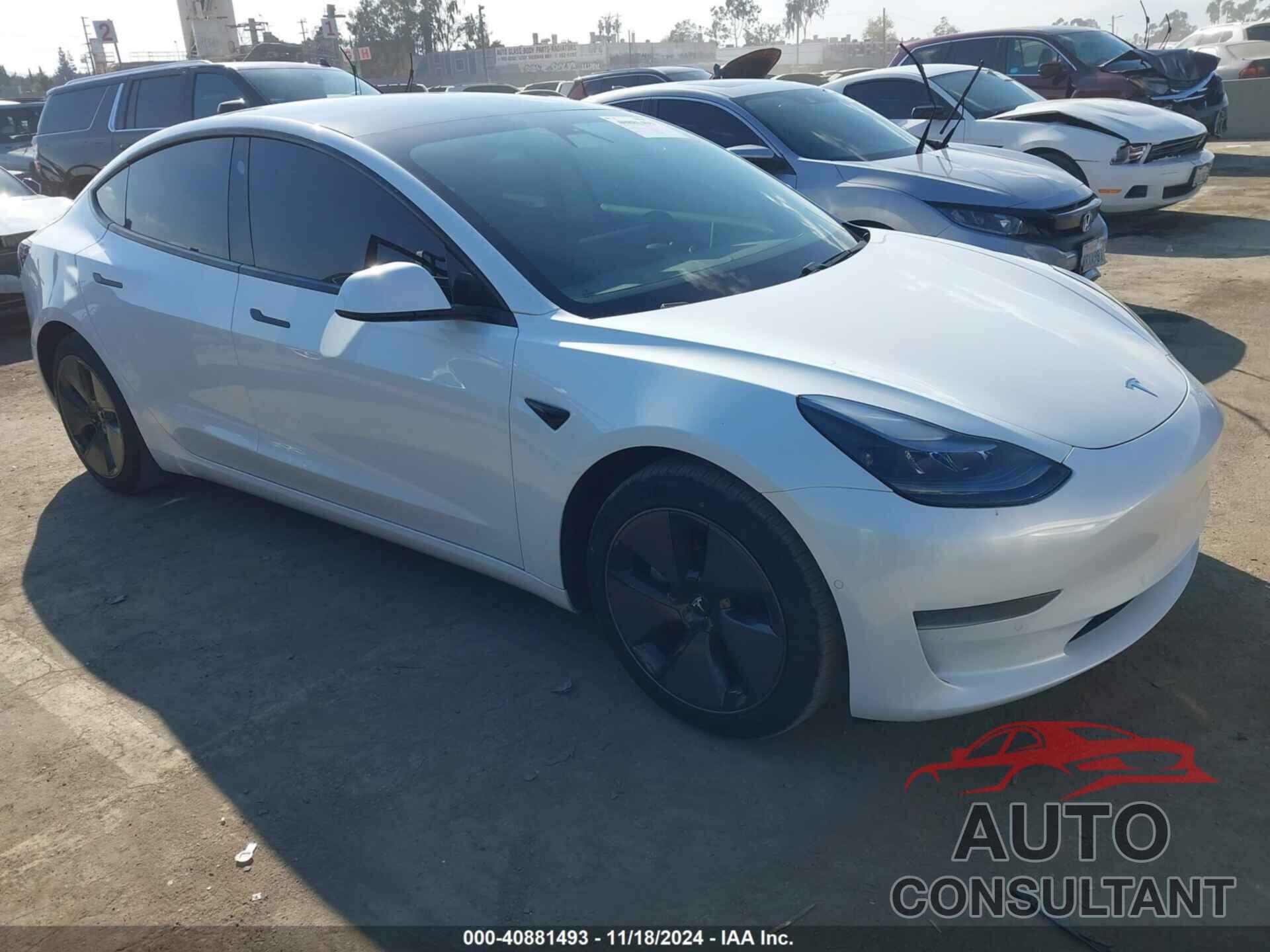 TESLA MODEL 3 2021 - 5YJ3E1EA0MF002148