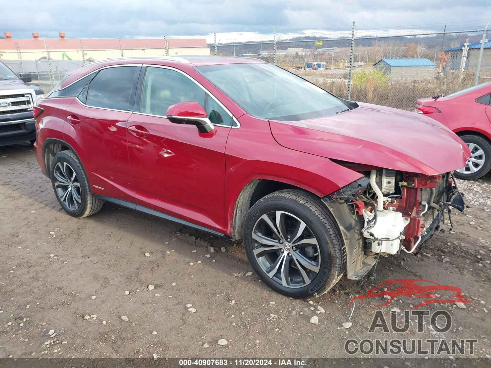 LEXUS RX 450H 2017 - 2T2BGMCA9HC014072