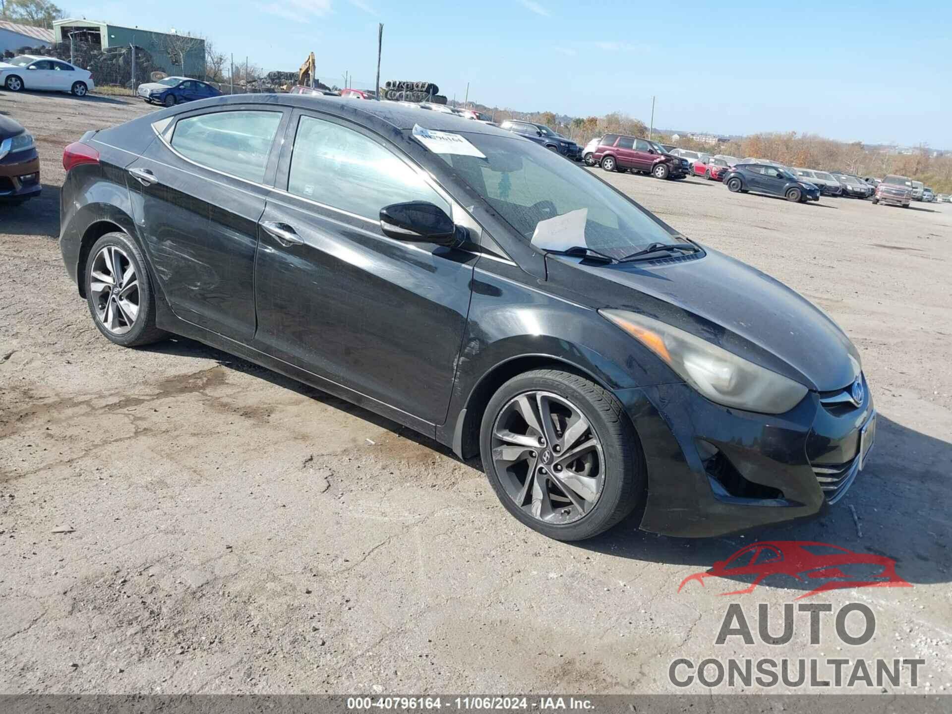 HYUNDAI ELANTRA 2014 - 5NPDH4AE9EH498382