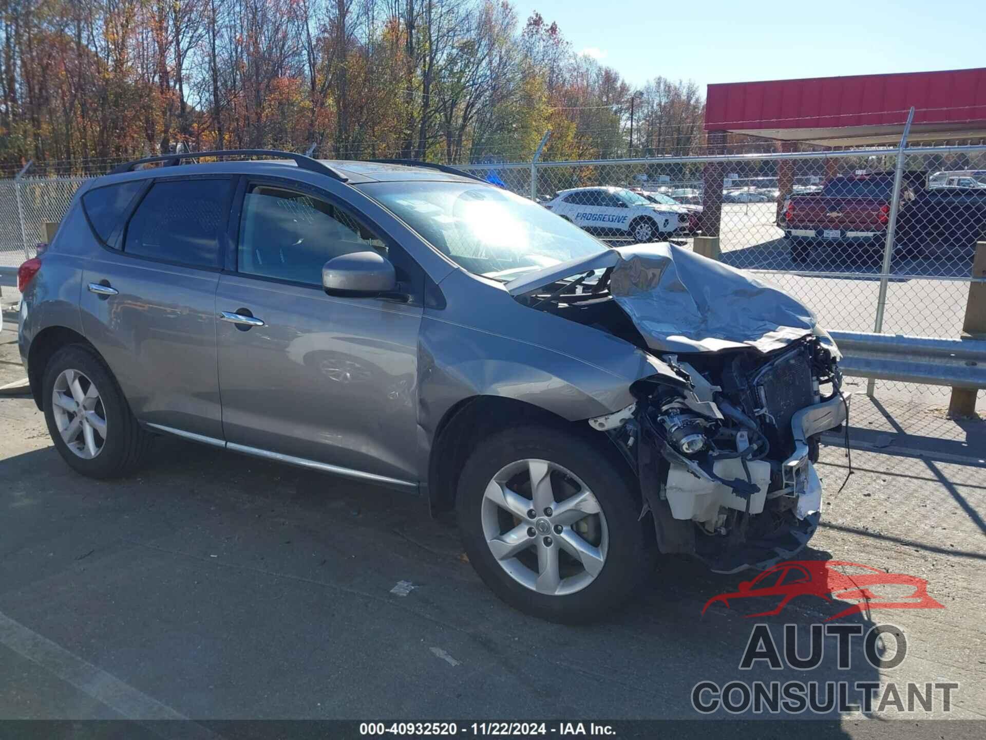 NISSAN MURANO 2009 - JN8AZ18U09W029052