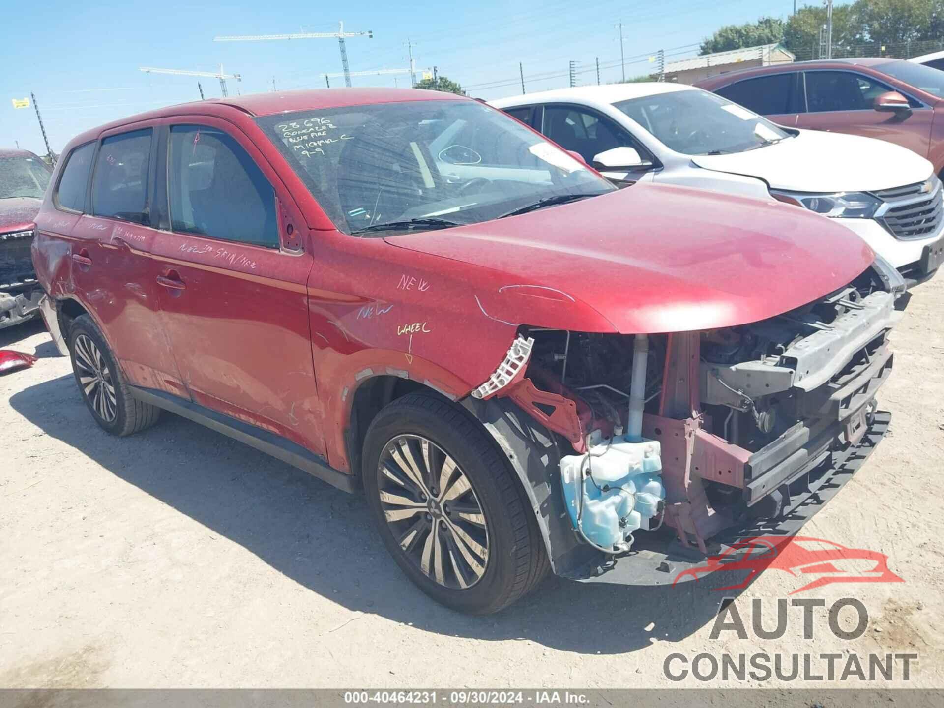 MITSUBISHI OUTLANDER 2019 - JA4AD3A33KZ045218
