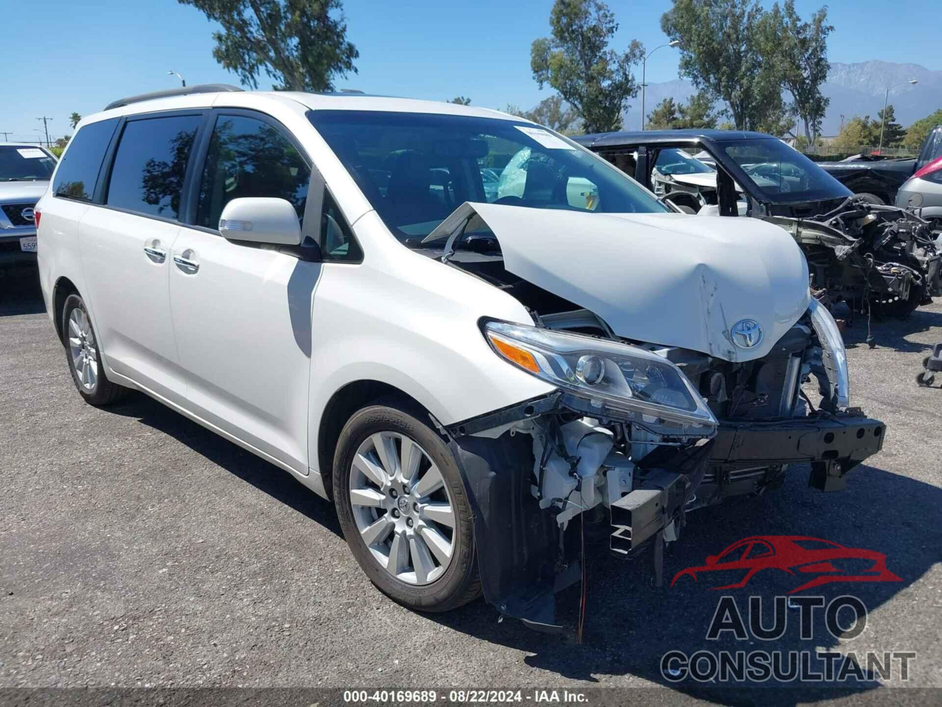 TOYOTA SIENNA 2017 - 5TDYZ3DC1HS878592