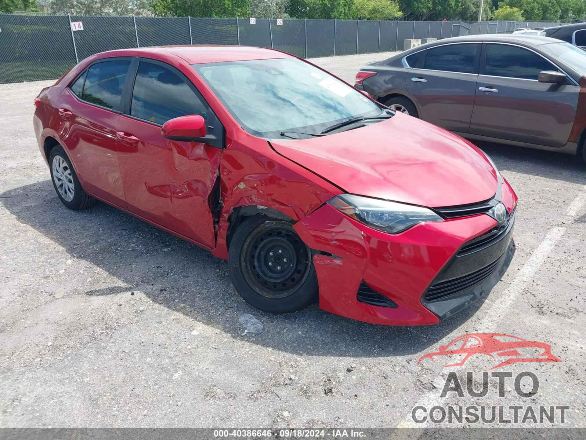 TOYOTA COROLLA 2017 - 5YFBURHE7HP734184