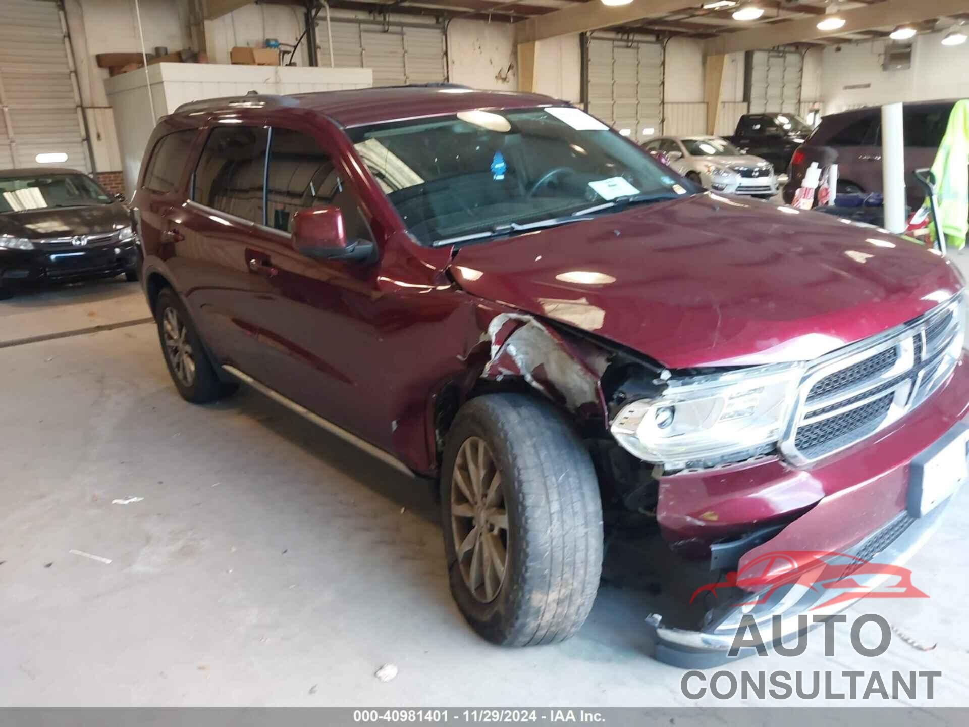 DODGE DURANGO 2017 - 1C4RDJAG7HC958060