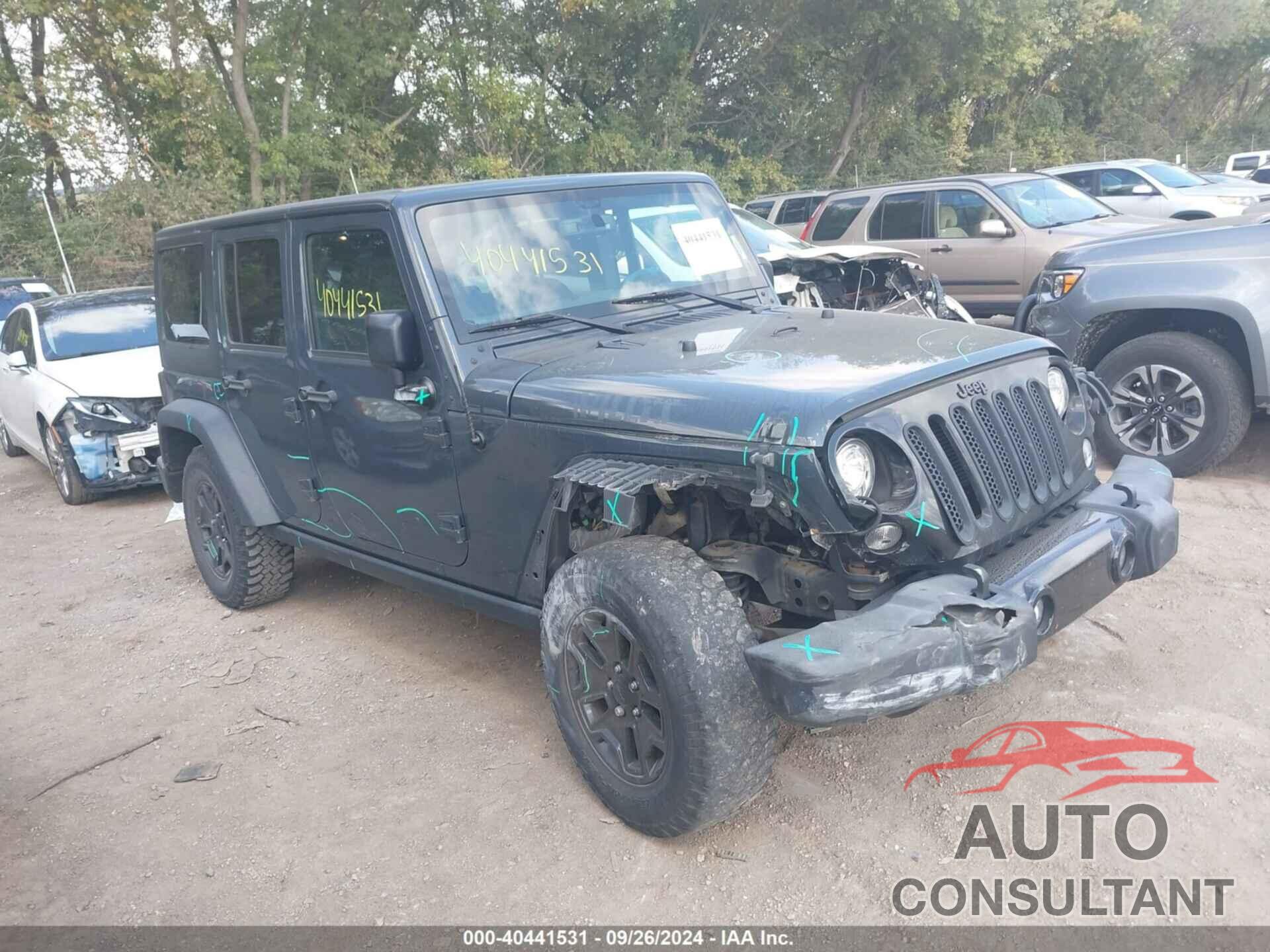 JEEP WRANGLER UNLIMITED 2017 - 1C4BJWDG6HL617686