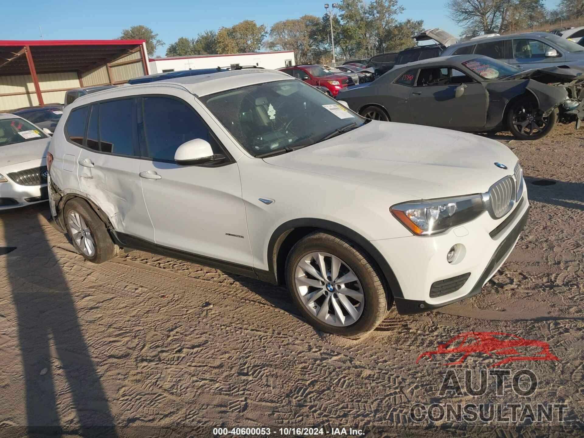 BMW X3 2017 - 5UXWX9C32H0T16879