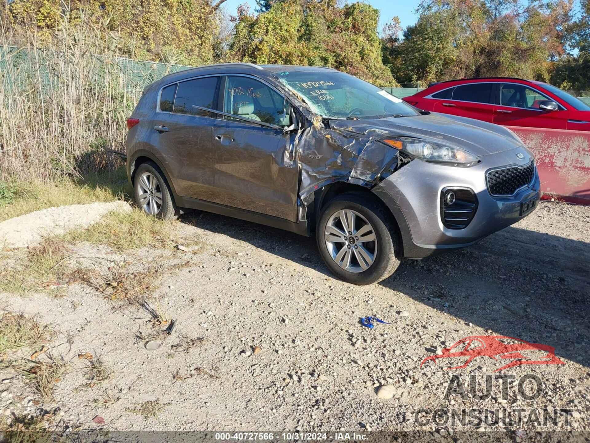 KIA SPORTAGE 2017 - KNDPMCAC2H7245933