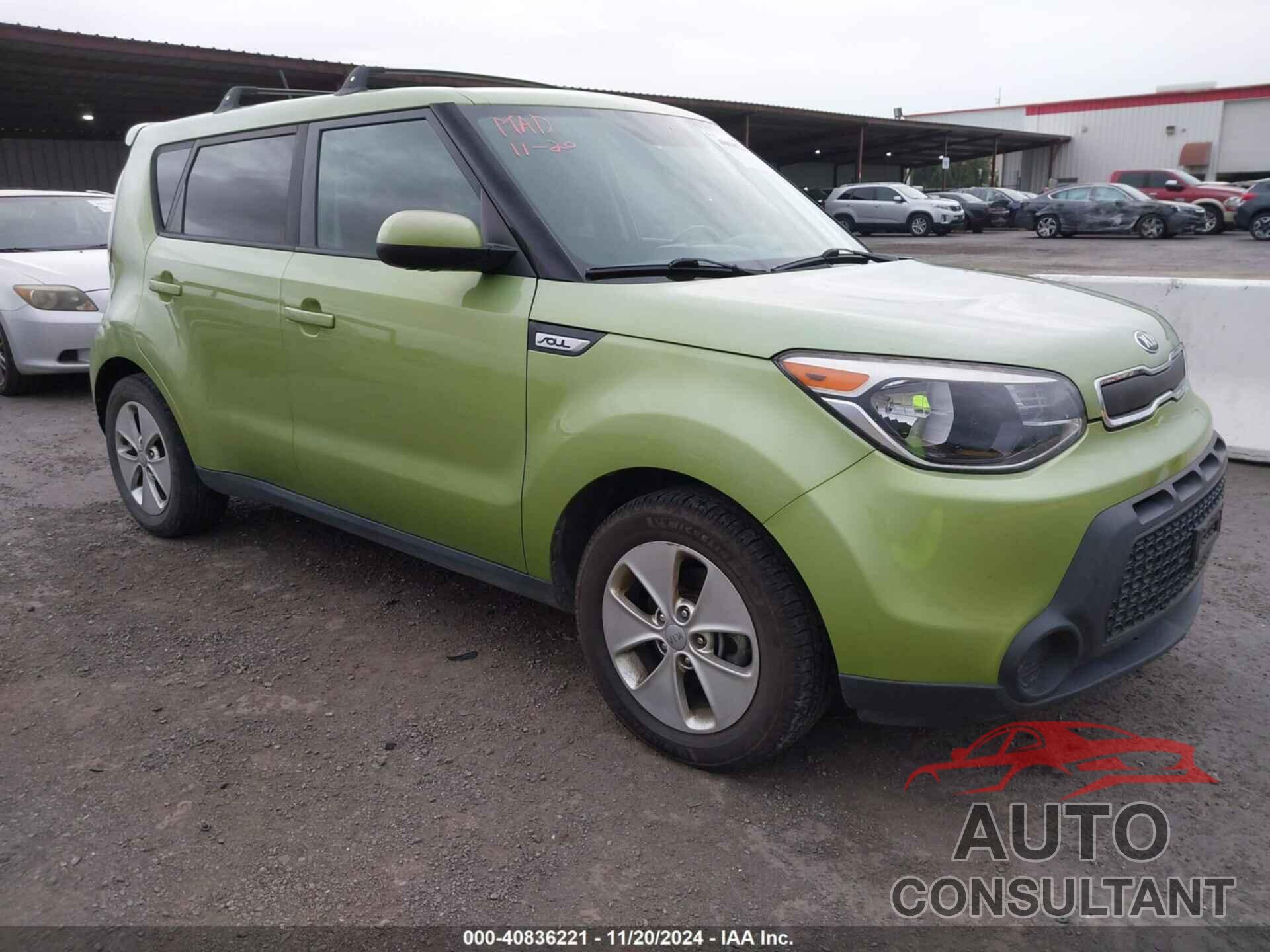 KIA SOUL 2016 - KNDJN2A26G7846264