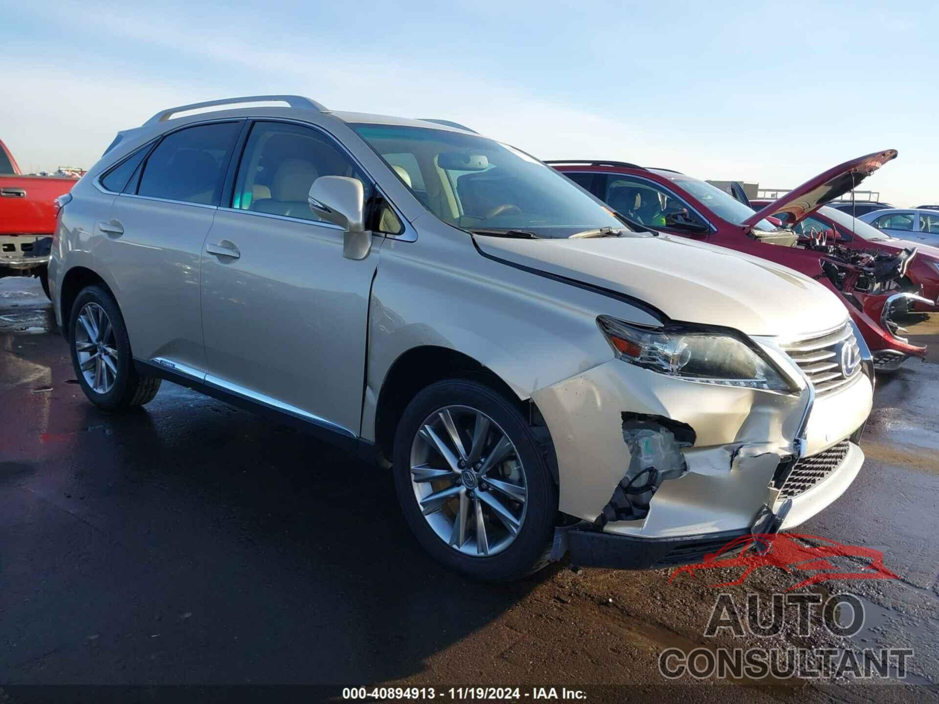 LEXUS RX 450H 2014 - JTJBC1BA7E2067389