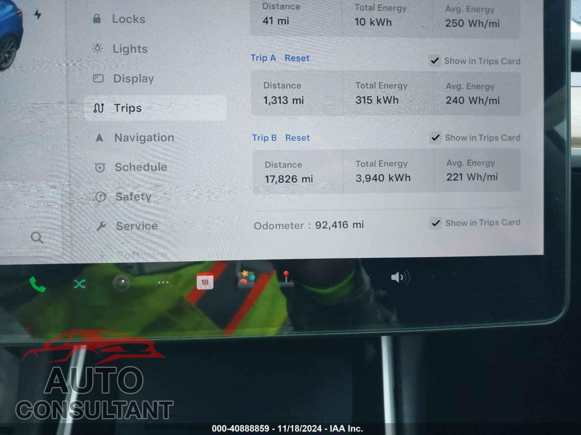 TESLA MODEL 3 2018 - 5YJ3E1EA7JF005513