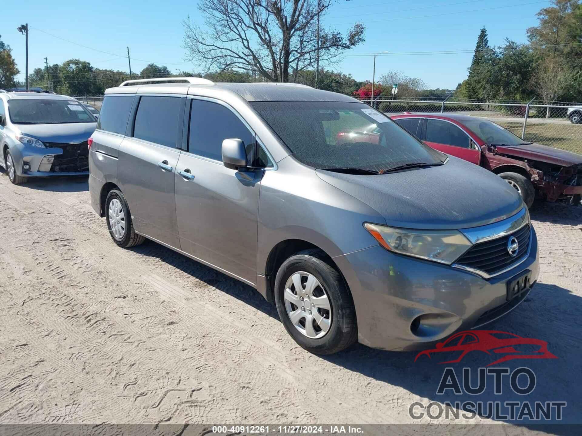 NISSAN QUEST 2012 - JN8AE2KP6C9035349