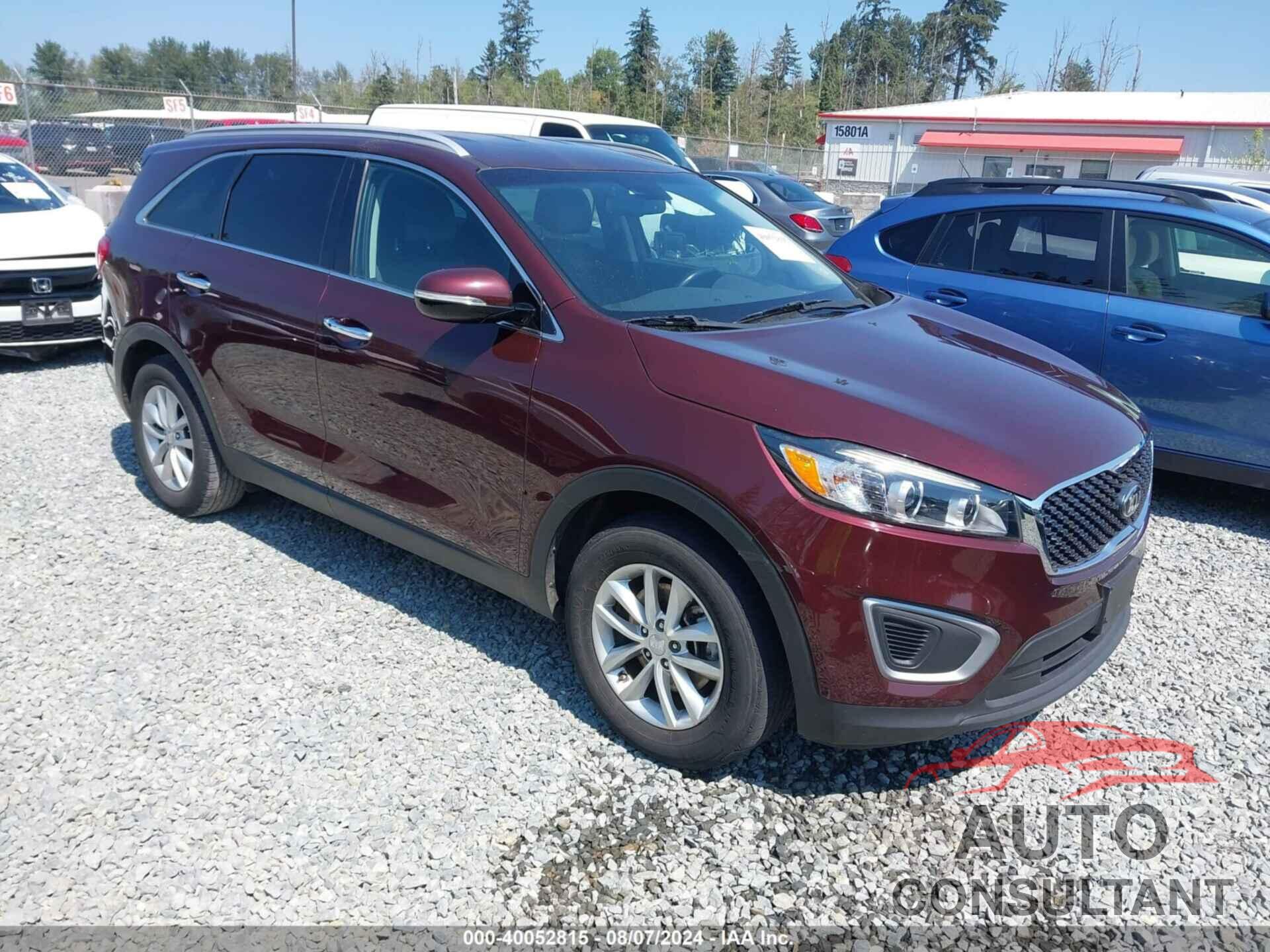 KIA SORENTO 2017 - 5XYPG4A36HG279387