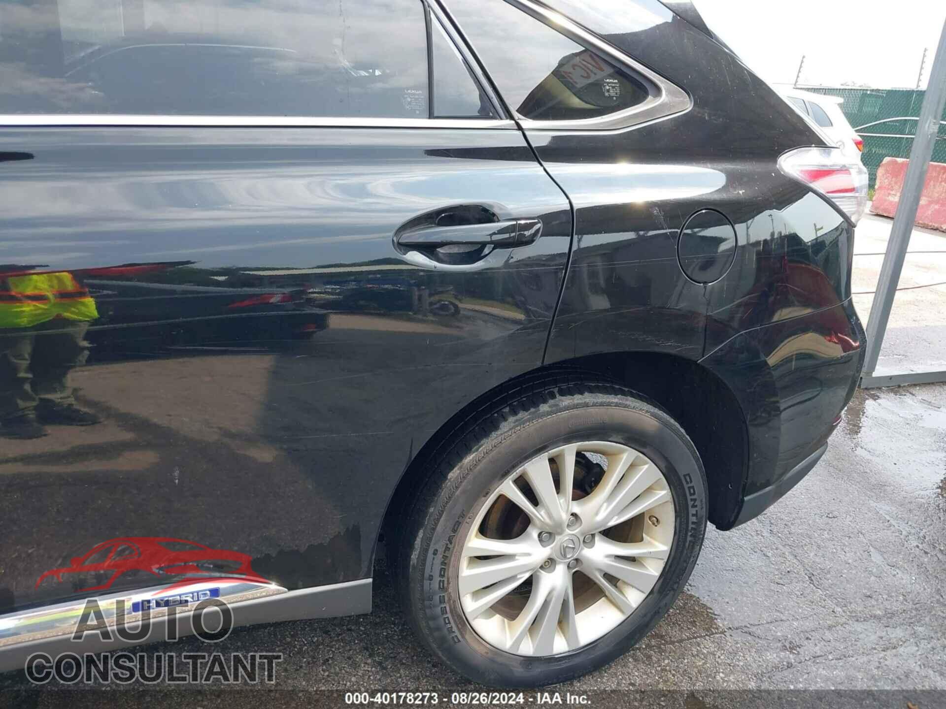 LEXUS RX 450H 2011 - JTJBC1BA6B2417543