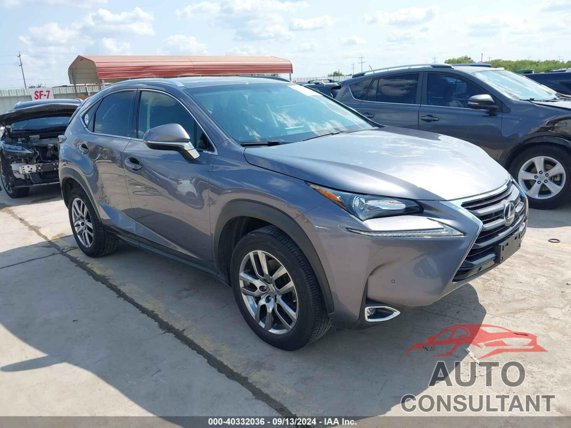 LEXUS NX 200T 2016 - JTJYARBZ6G2047223