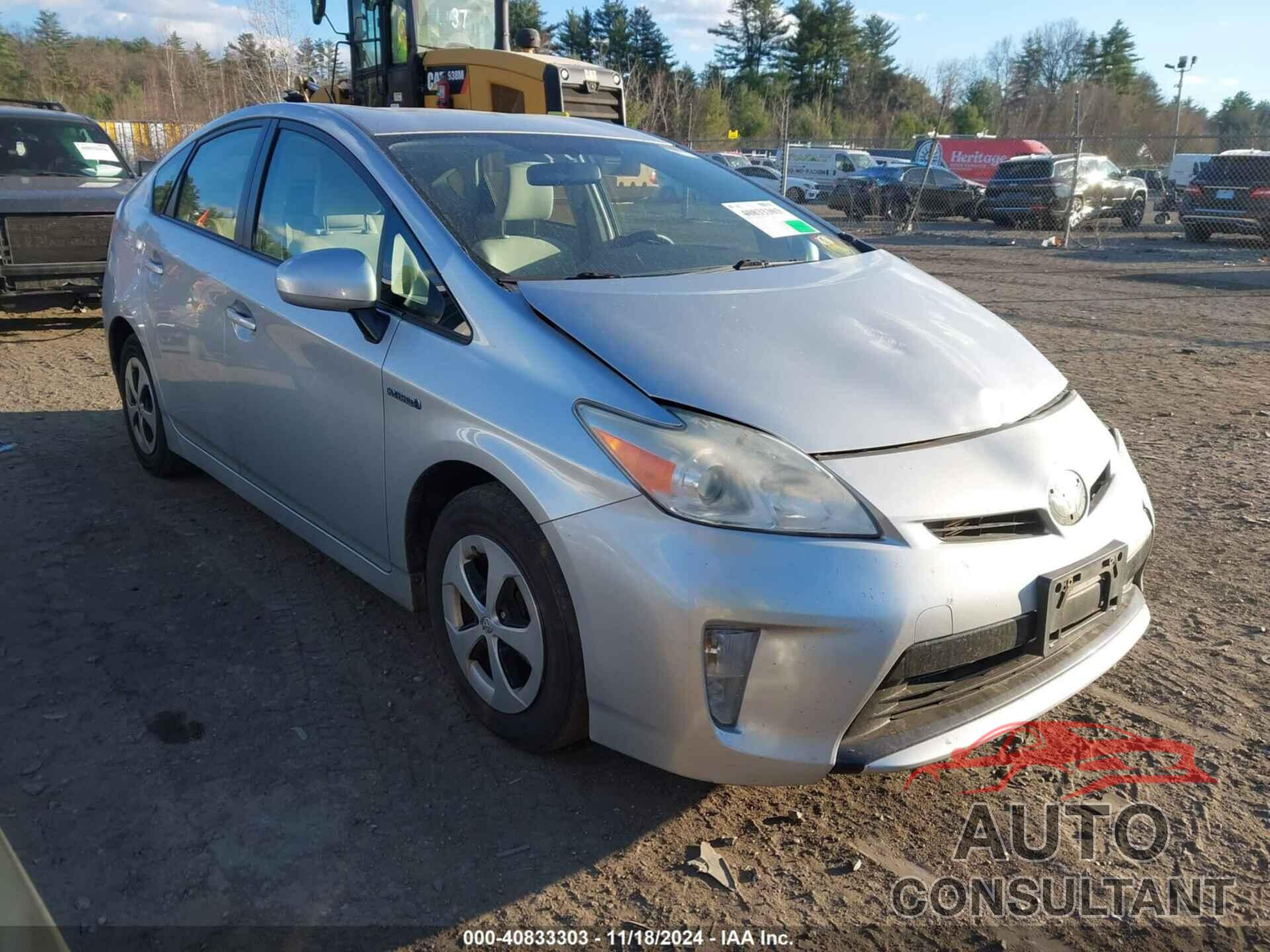 TOYOTA PRIUS 2012 - JTDKN3DUXC5399435