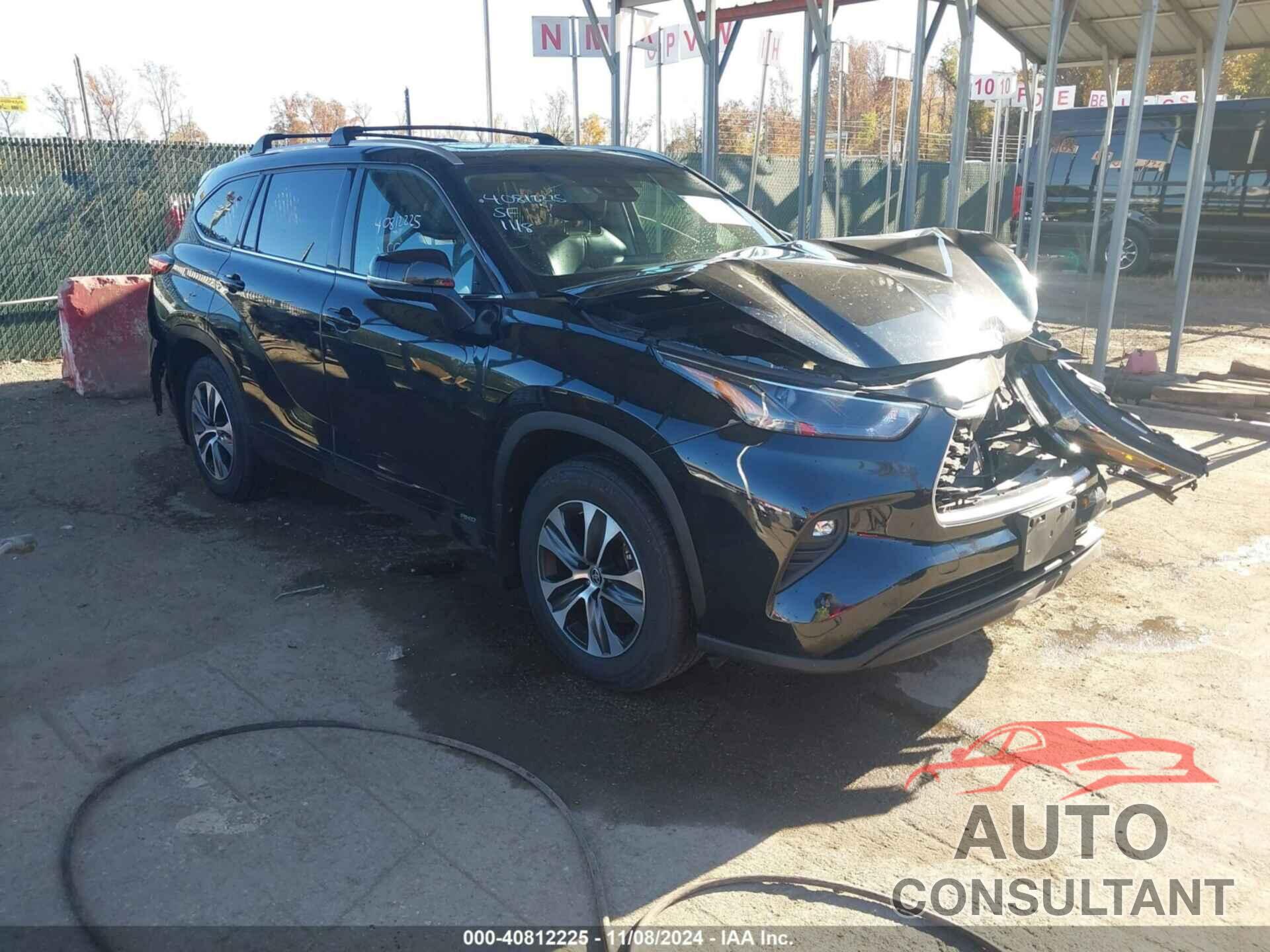 TOYOTA HIGHLANDER 2022 - 5TDGBRCH2NS545538