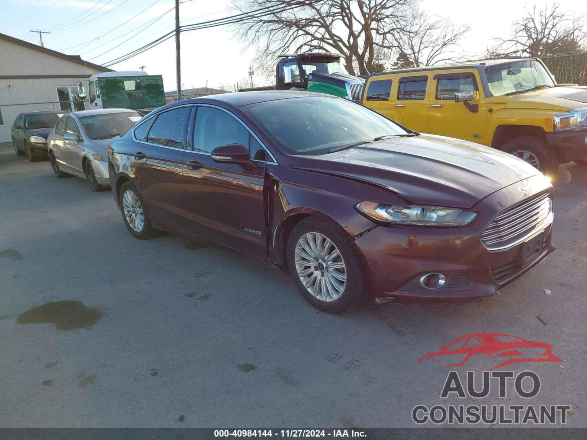 FORD FUSION HYBRID 2013 - 3FA6P0LU9DR236873