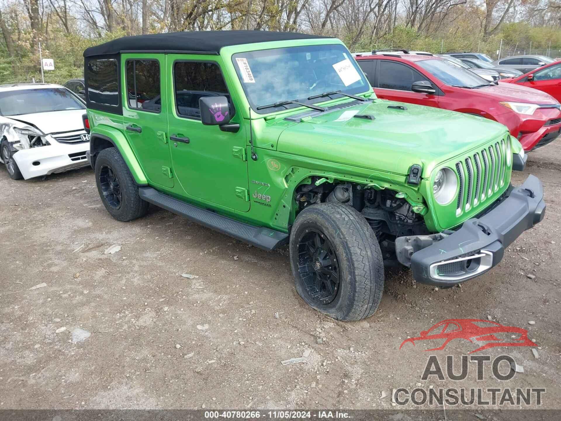 JEEP WRANGLER UNLIMITED 2018 - 1C4HJXEG9JW321693