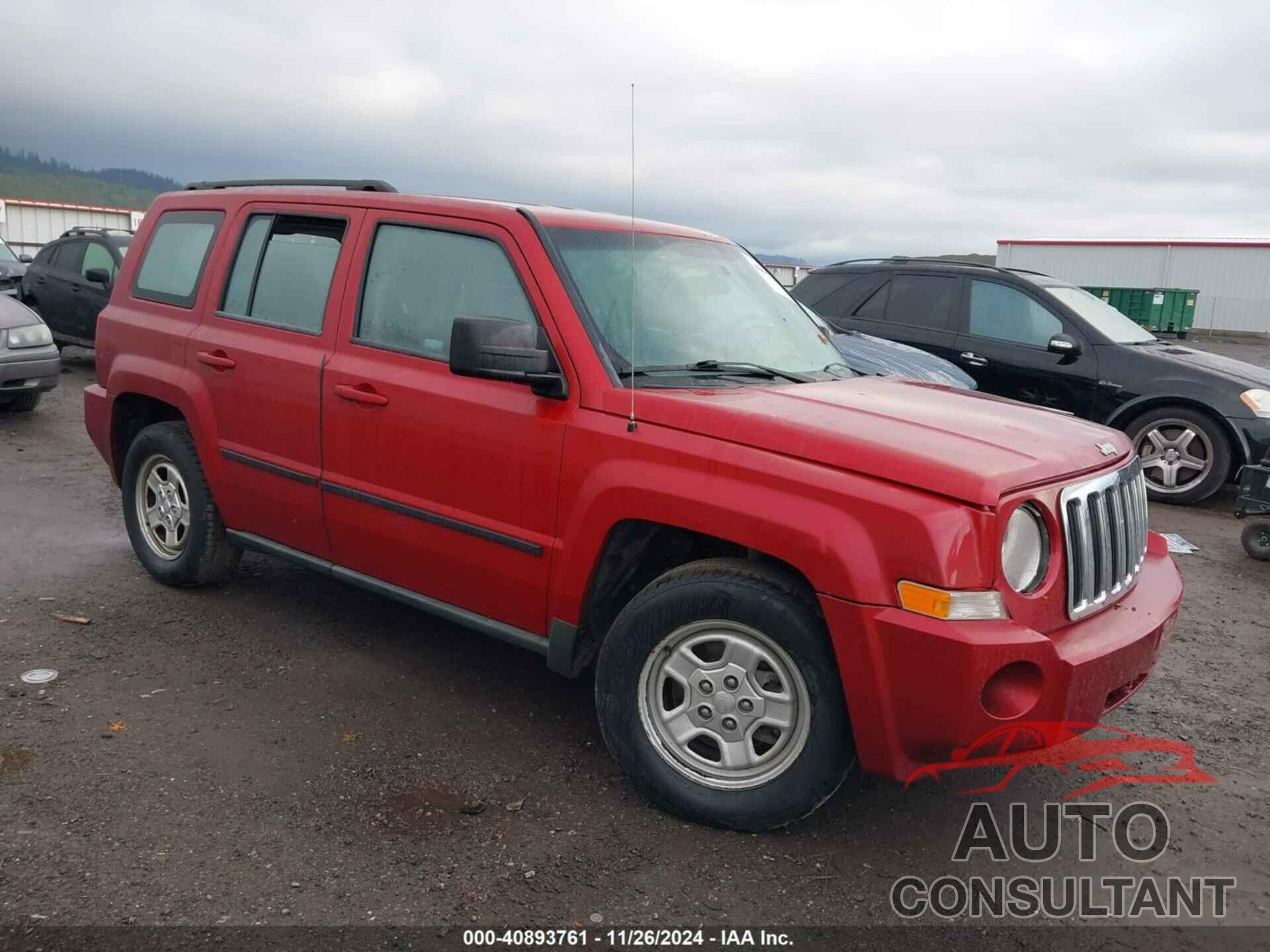 JEEP PATRIOT 2010 - 1J4NF2GB8AD577807