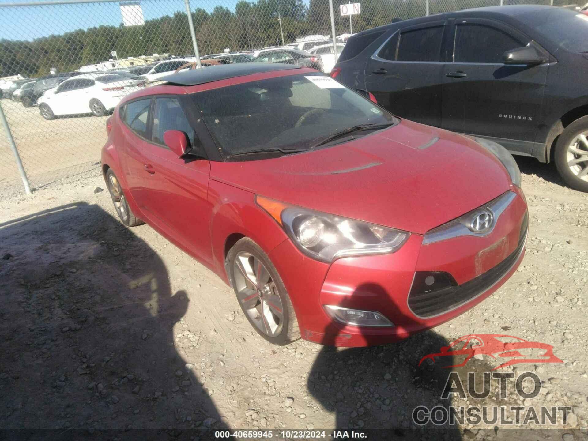 HYUNDAI VELOSTER 2013 - KMHTC6AD7DU155678