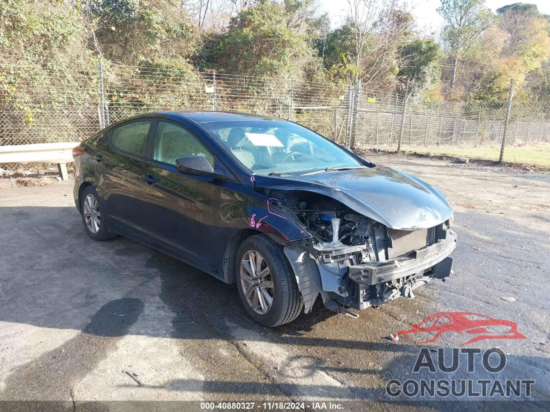 HYUNDAI ELANTRA 2015 - KMHDH4AE5FU263576