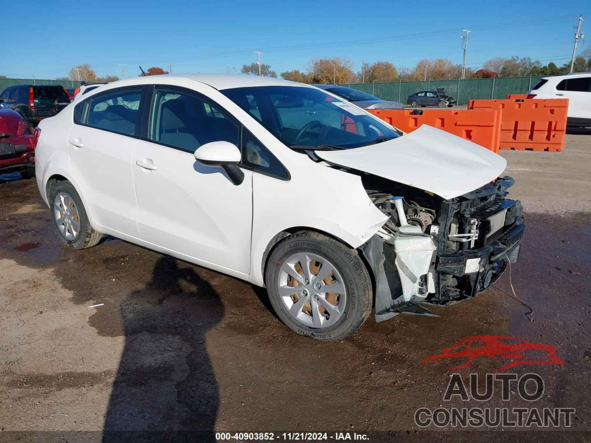 KIA RIO 2015 - KNADM4A30F6466259