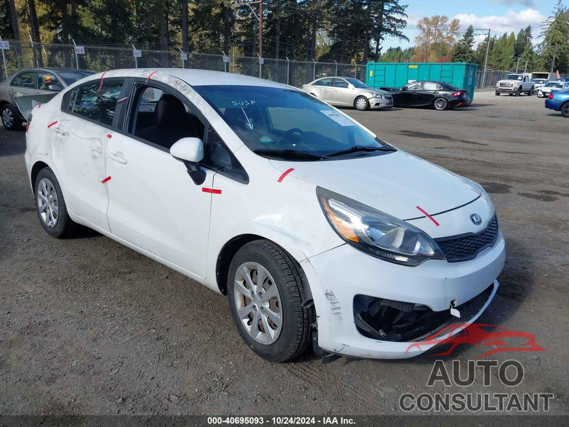 KIA RIO 2016 - KNADM4A39G6612031