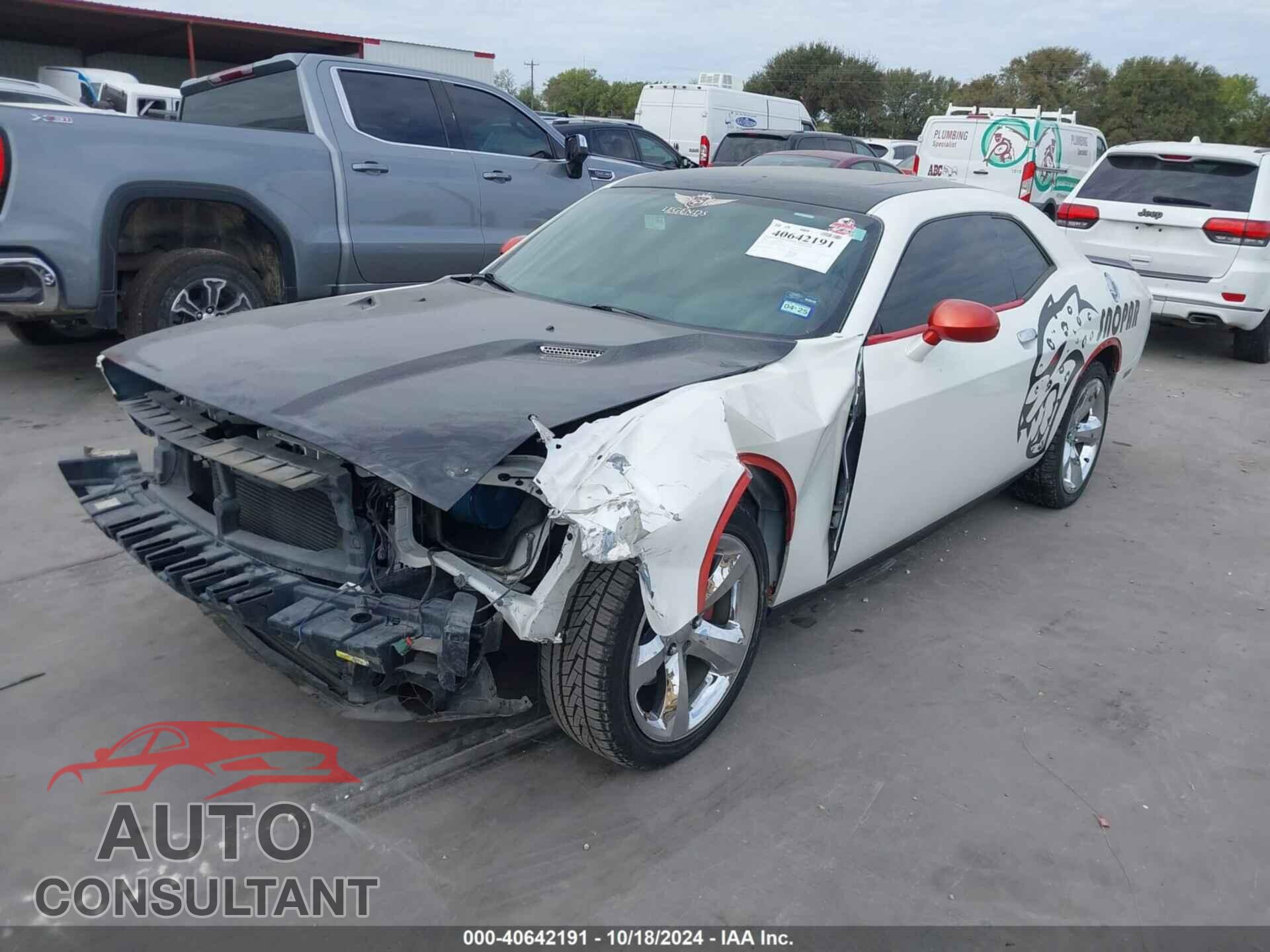 DODGE CHALLENGER 2012 - 2C3CDYBTXCH147809
