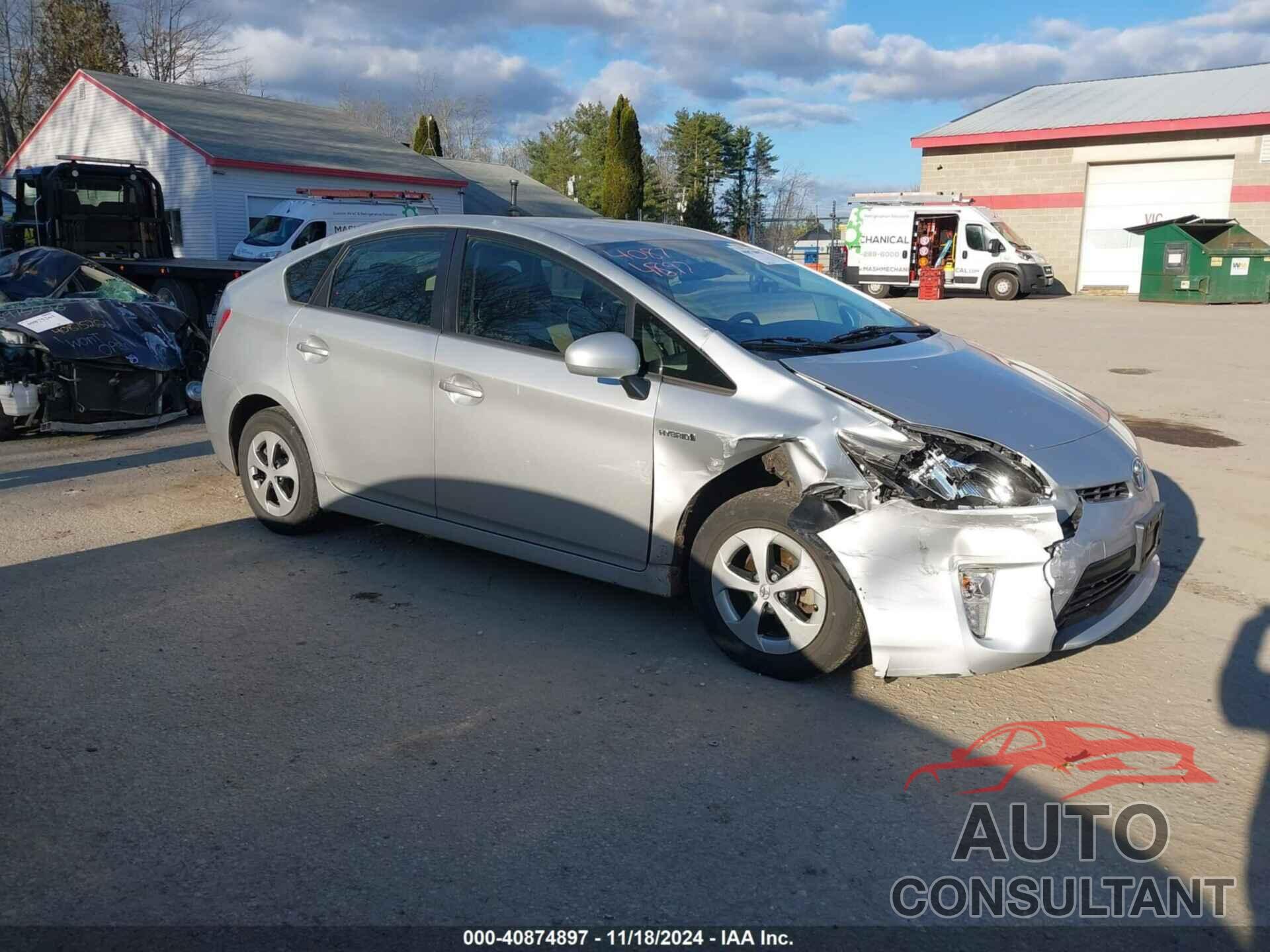 TOYOTA PRIUS 2012 - JTDKN3DU5C5420434