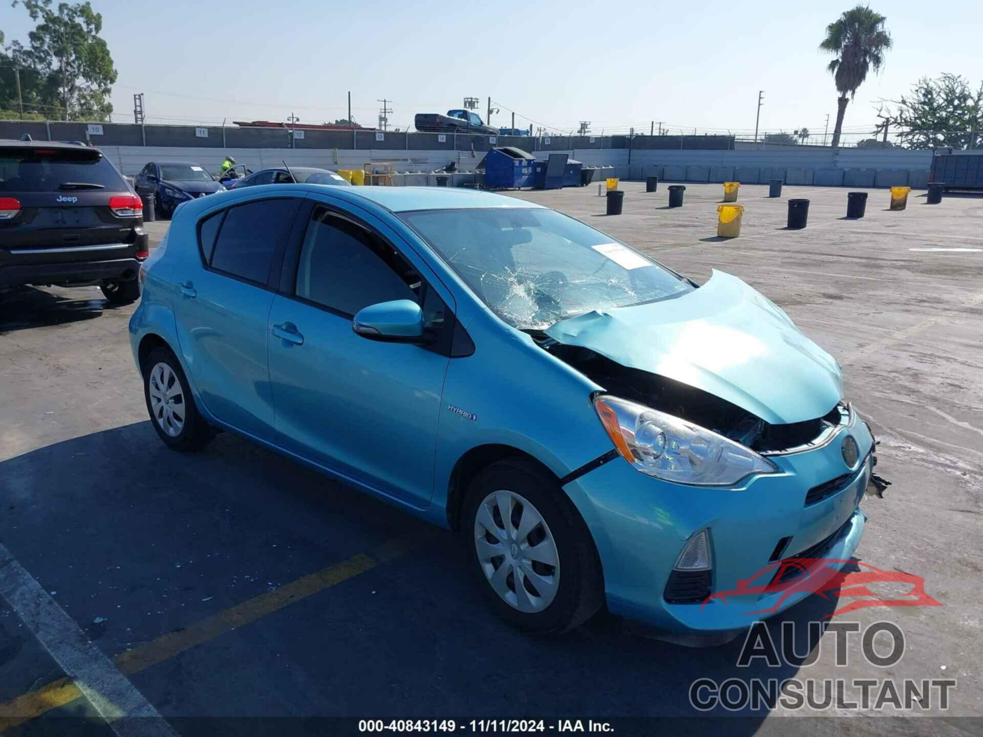 TOYOTA PRIUS C 2014 - JTDKDTB34E1079969