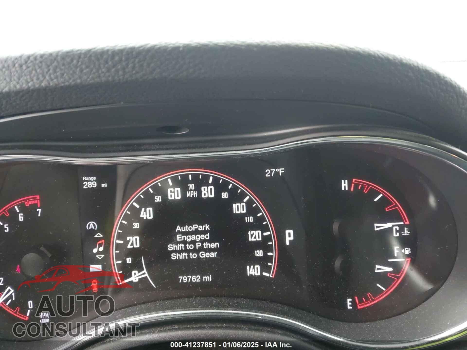 DODGE DURANGO 2017 - 1C4RDJAG3HC623409