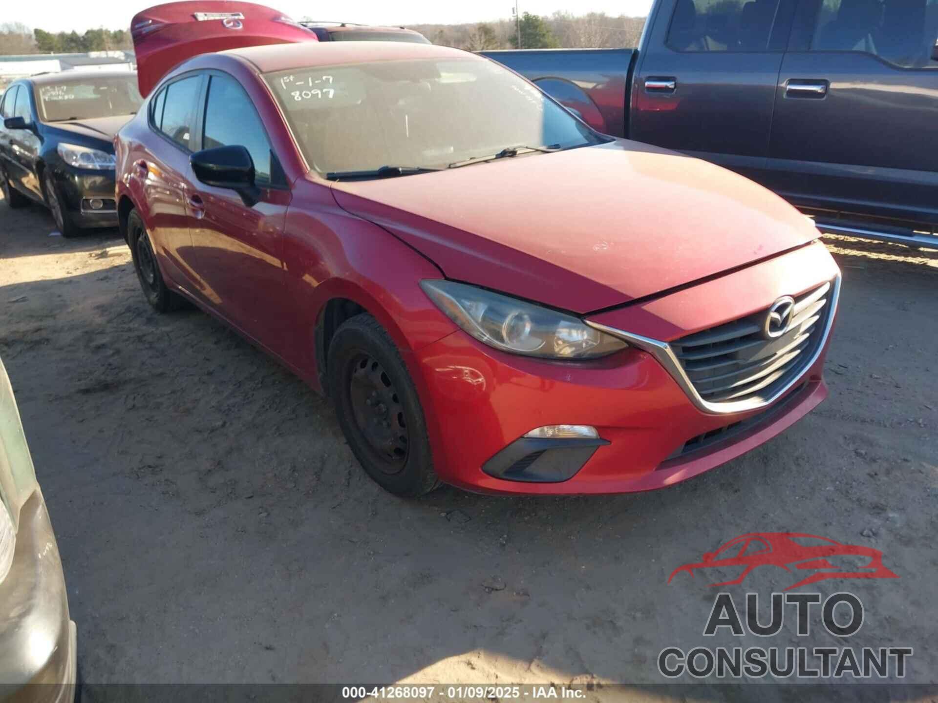 MAZDA MAZDA3 2015 - JM1BM1T70F1273406