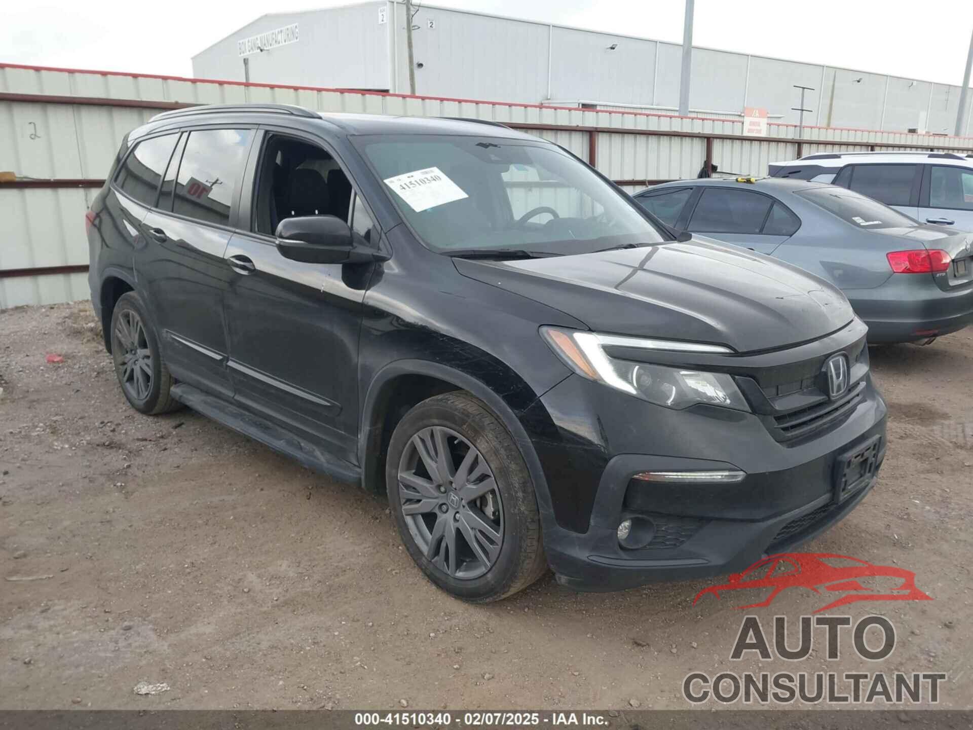 HONDA PILOT 2022 - 5FNYF5H36NB032084