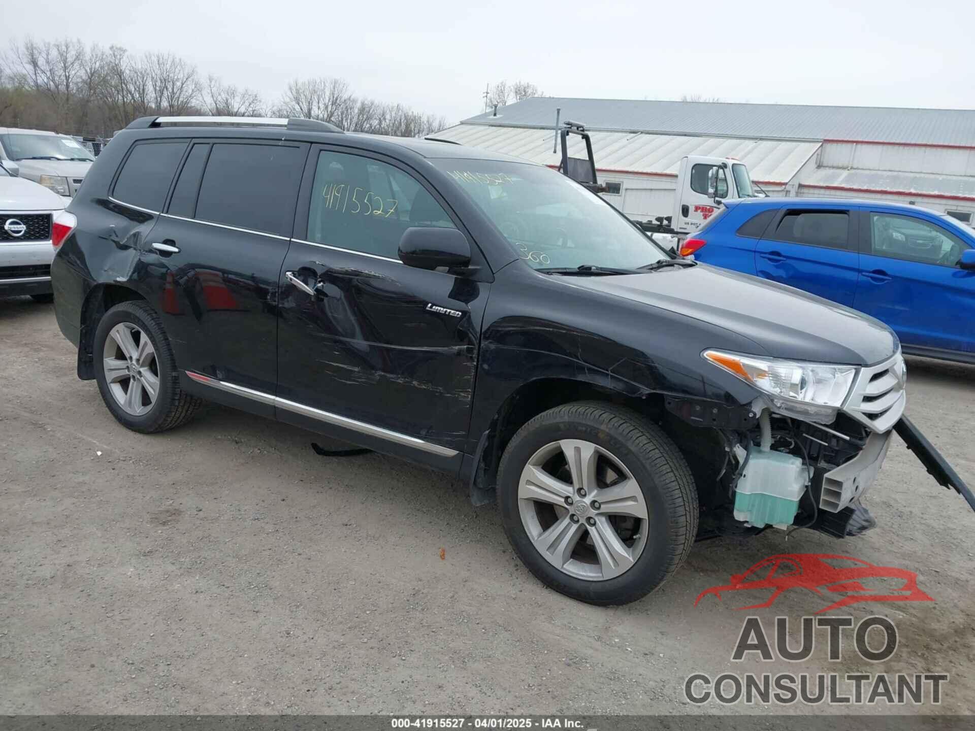 TOYOTA HIGHLANDER 2013 - 5TDDK3EH9DS236175