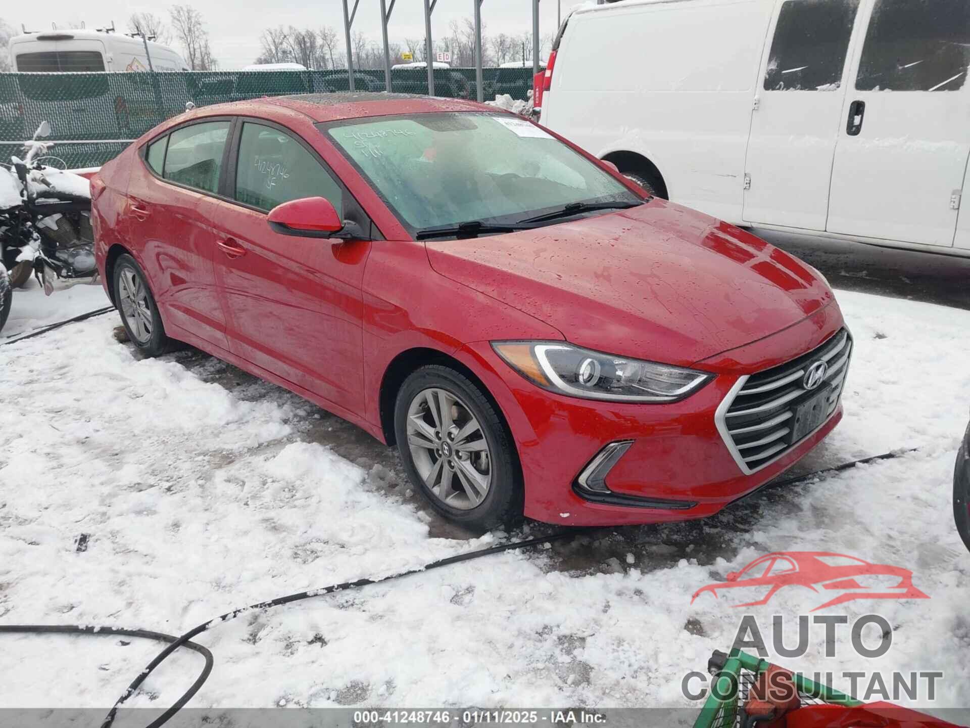 HYUNDAI ELANTRA 2017 - KMHD84LF4HU261729