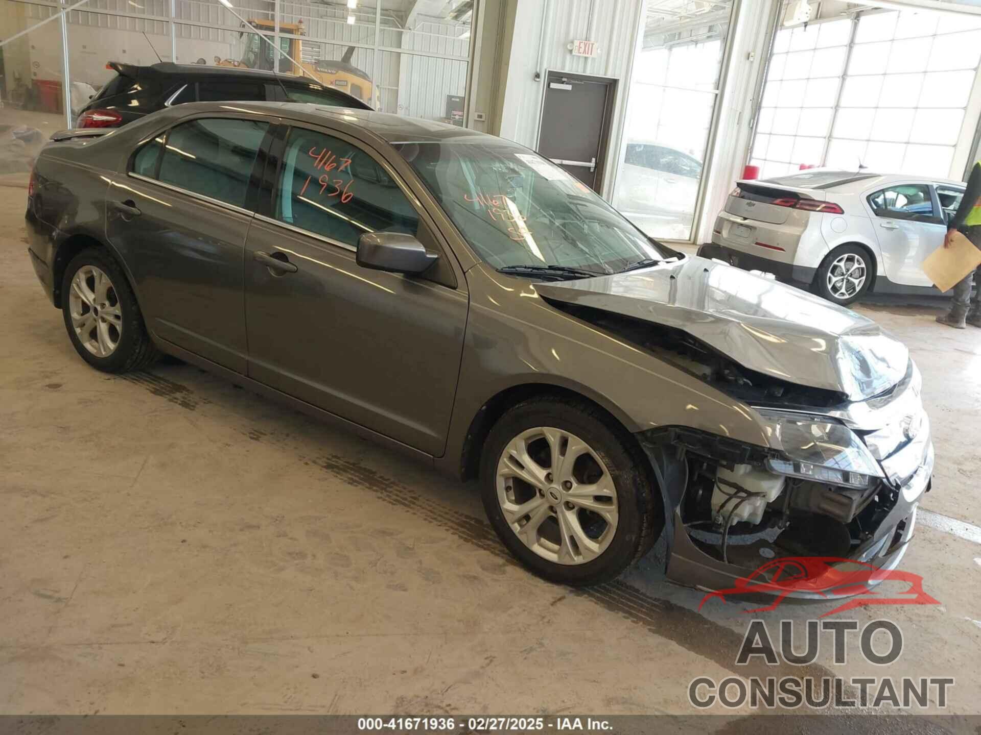 FORD FUSION 2012 - 3FAHP0HA5CR410900