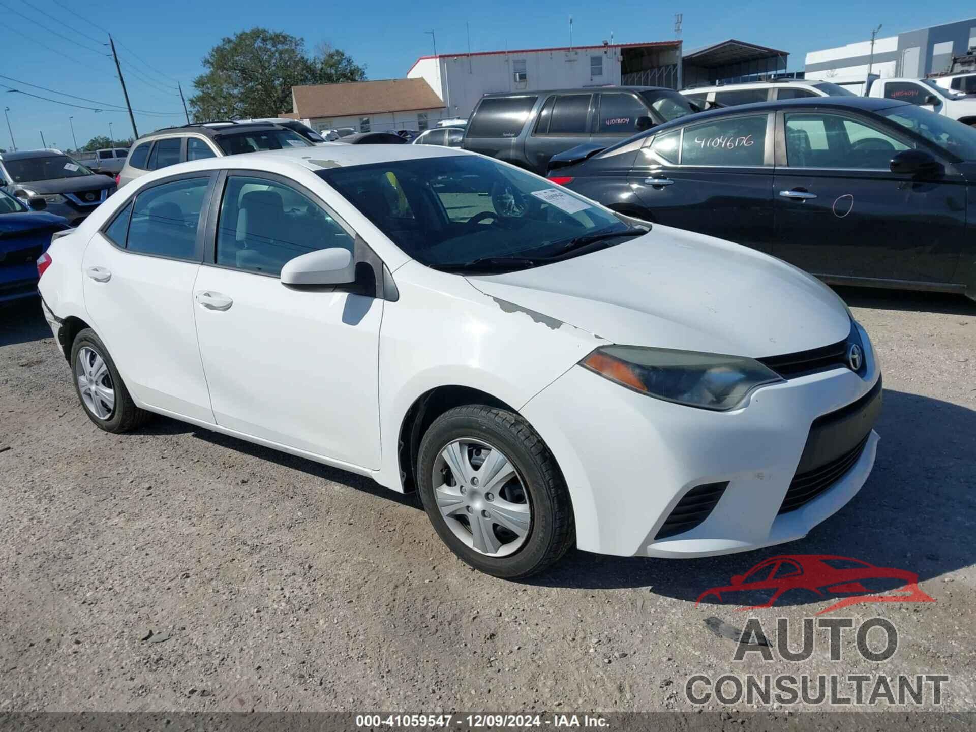 TOYOTA COROLLA 2015 - 5YFBURHE8FP350427