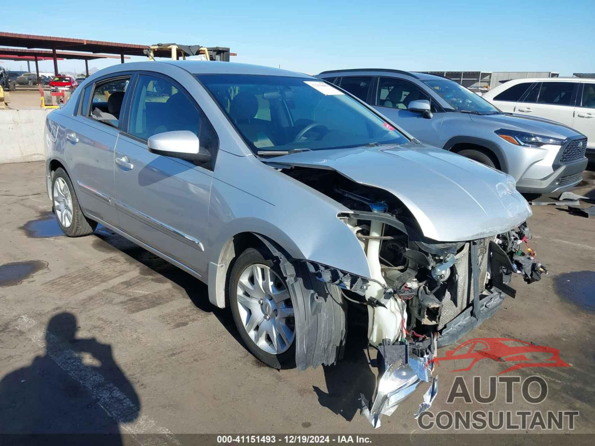 NISSAN SENTRA 2012 - 3N1AB6AP6CL706767