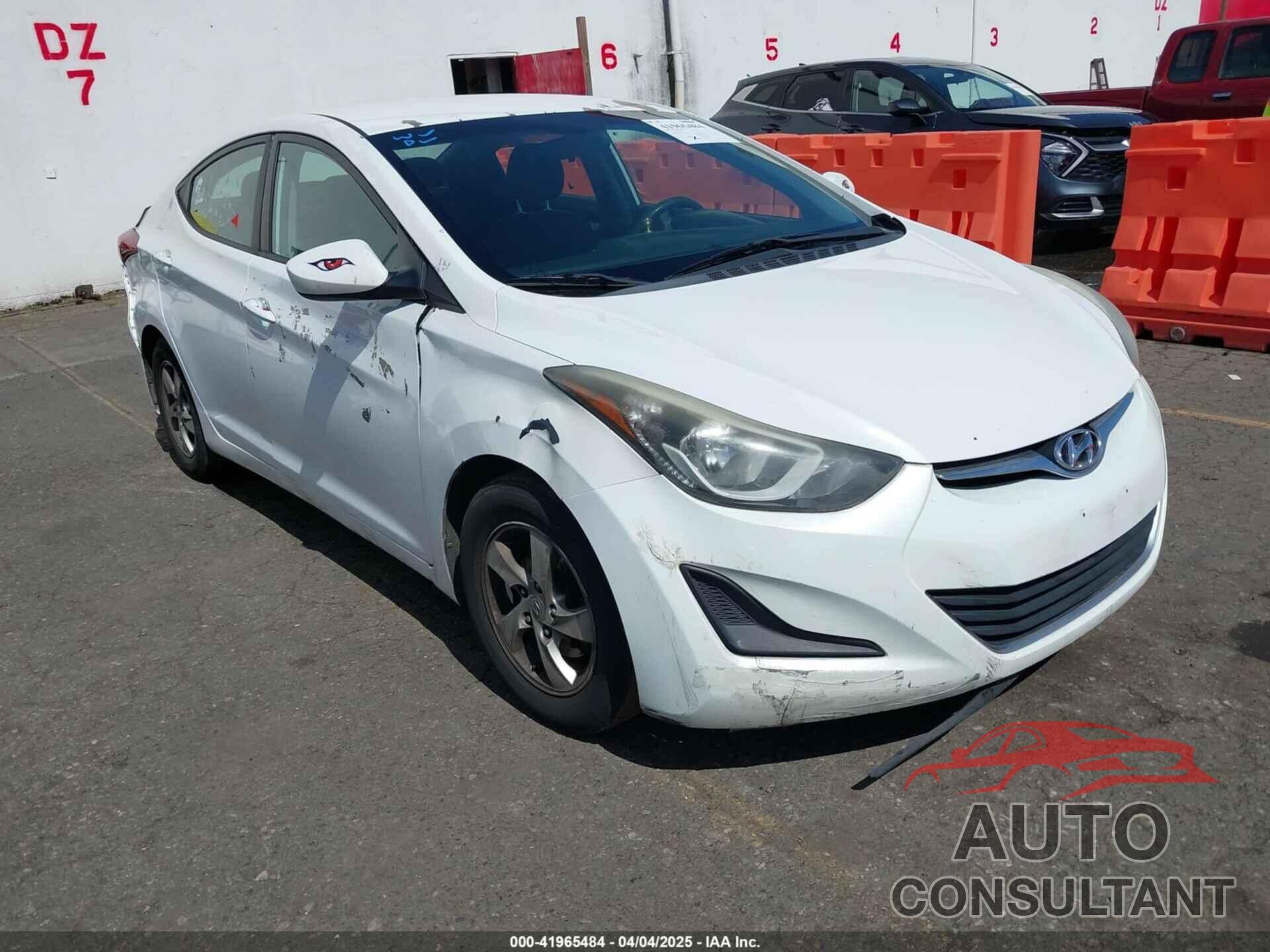 HYUNDAI ELANTRA 2014 - 5NPDH4AE3EH506590